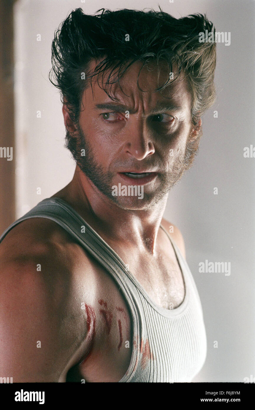 X2 hugh jackman 2003 logan wolverine hires stock photography and
