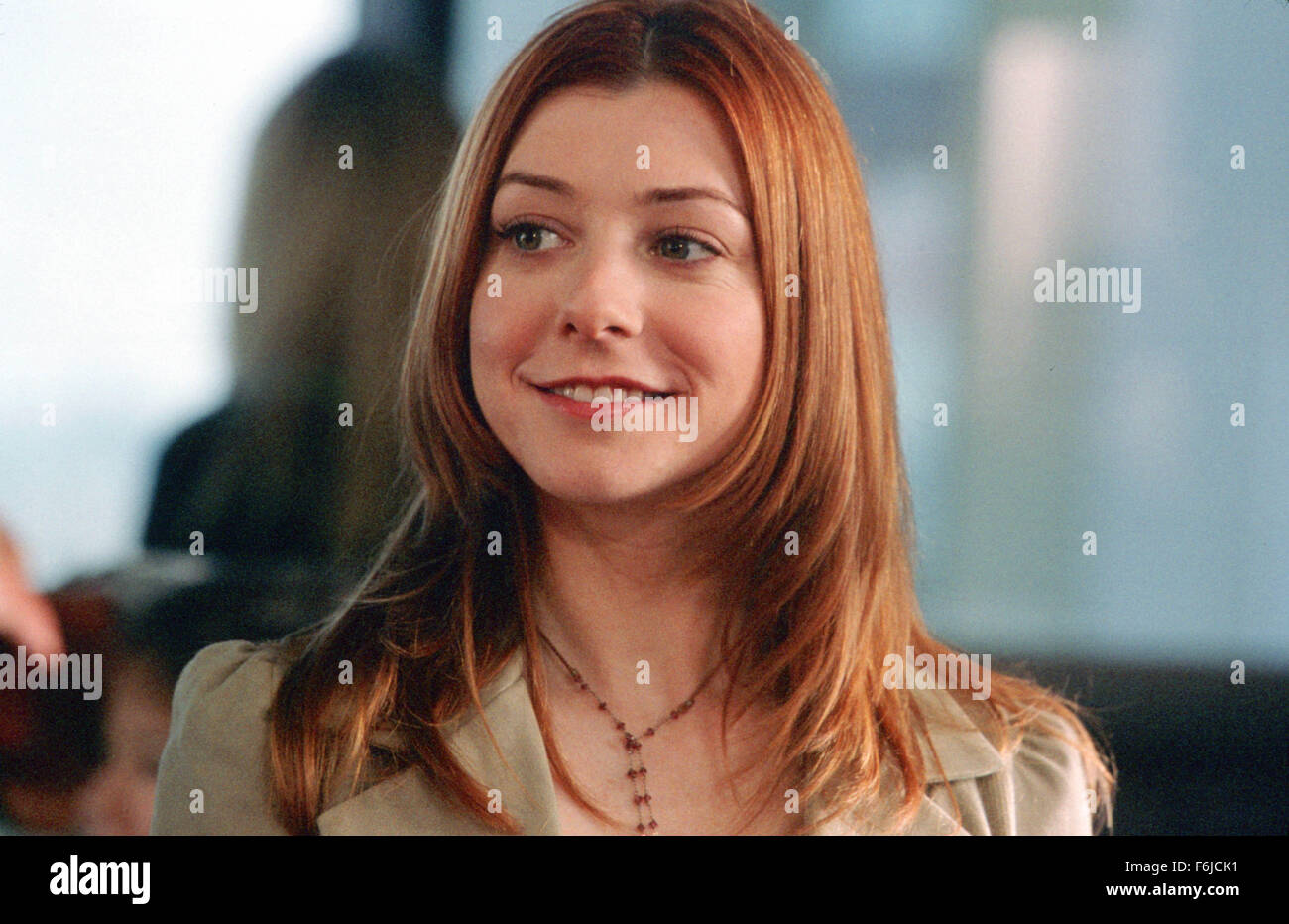 RELEASE DATE: July 24, 2003. MOVIE TITLE: American Wedding. STUDIO: Universal Studios. PLOT: The third film in the American Pie series deals with the wedding of Jim and Michelle and the gathering of their families and friends, including Jim's old friends from high school and Michelle's little sister. PICTURED:ALYSON HANNIGAN as Michelle Flaherty. Stock Photo
