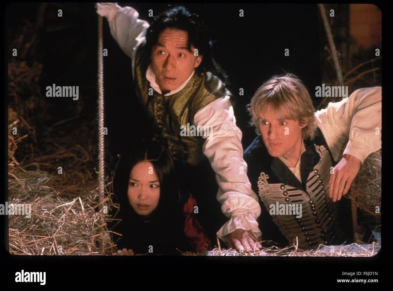 Jun 09, 2003; Hollywood, CA, USA; JACKIE CHAN as Chon Wang and OWEN WILSON as Roy O'Bannon in the action, adventure, comedy ''Shanghai Knights'' directed by David Dobkin. Stock Photo