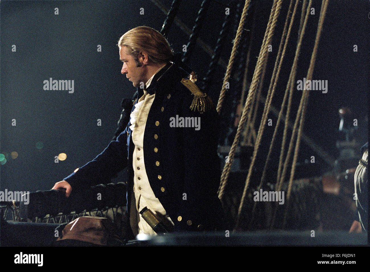 Master Commander Nov 14, 2003; Los Angeles, CA, USA; Actor RUSSELL CROWE stars as Capt ...