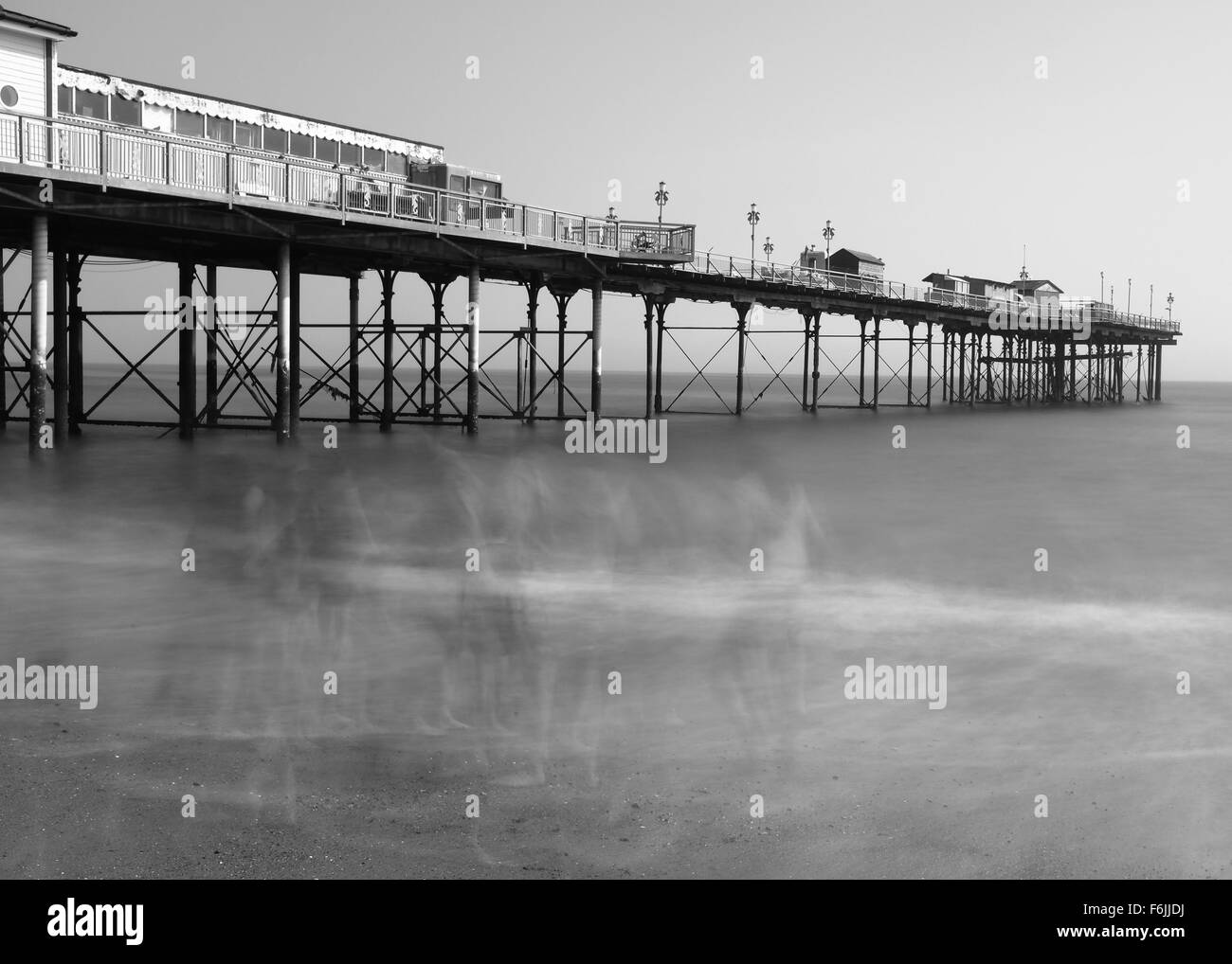 The Grand Pier at Teignmouth Stock Photo