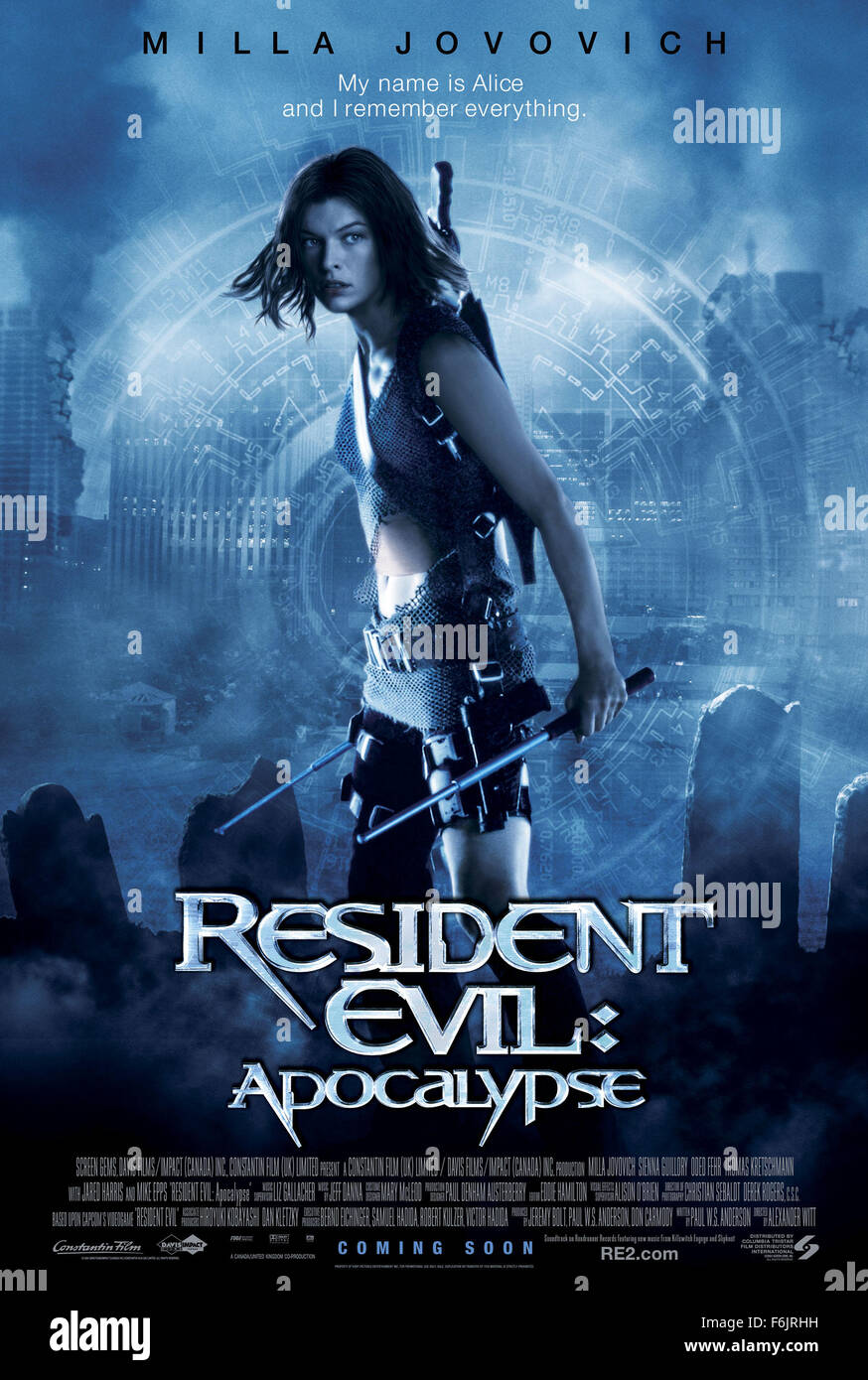 A Resident Evil HD remake on PS4 screenshot Stock Photo - Alamy