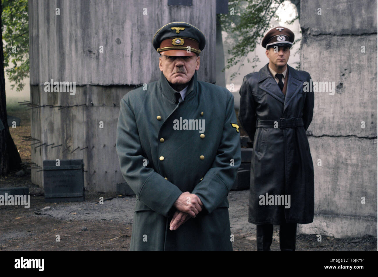 RELEASE DATE: February 15, 2005. MOVIE TITLE: Downfall. STUDIO: Constantin Film Produktion. PLOT: Traudl Junge, the final secretary for Adolf Hitler, tells of the Nazi dictator's final days in his Berlin bunker at the end of WWII. PICTURED: BRUNO GANZ as Adolf Hitler. Stock Photo