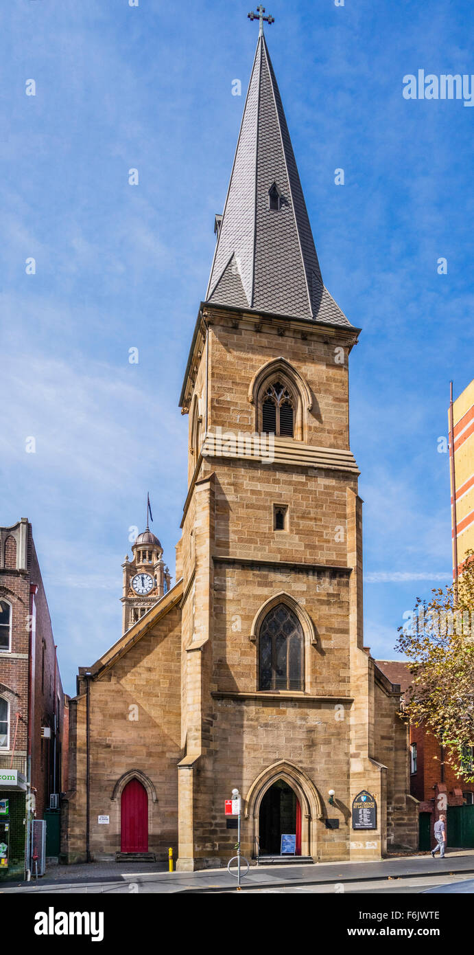 Australia, New South Wales, Sydney, Christ Church St Laurence at Railway Square Sydney Stock Photo