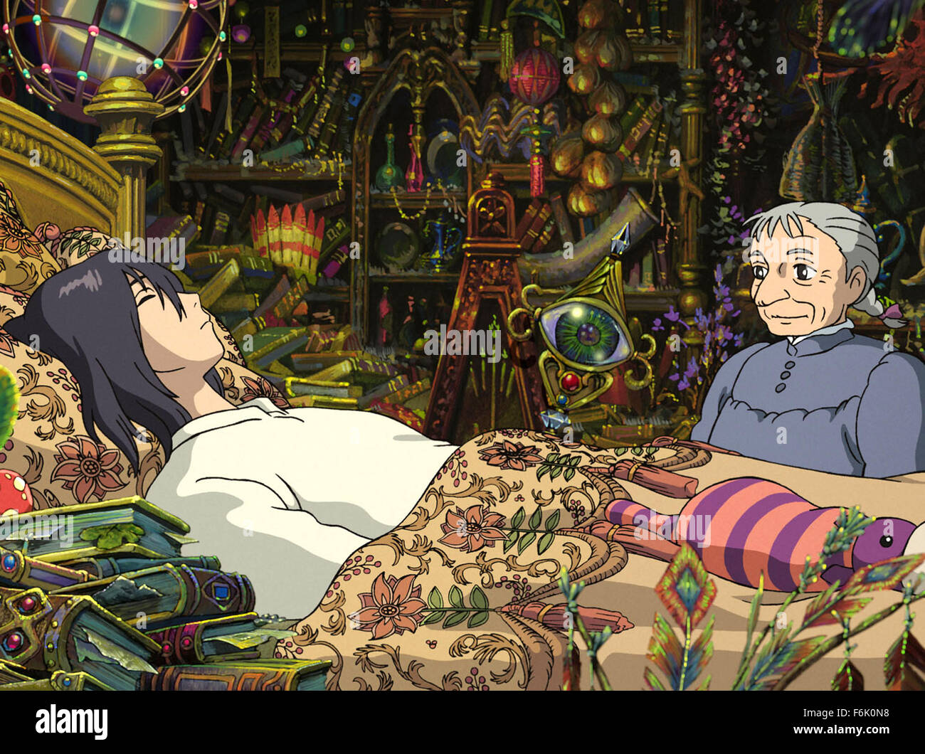 RELEASE DATE: June 10, 2005. MOVIE TITLE: Howl's Moving Castle. STUDIO: Buena Vista Home Entertainment. PLOT: When an unconfident young woman is cursed with an old body by a spiteful witch, her RELEASE DATE: June 10, 2005. MOVIE TITLE: Howl's Moving Castle. STUDIO: Buena Vista Home Entertainment. PLOT: When an unconfident young woman is cursed with an old body by a spiteful witch, her