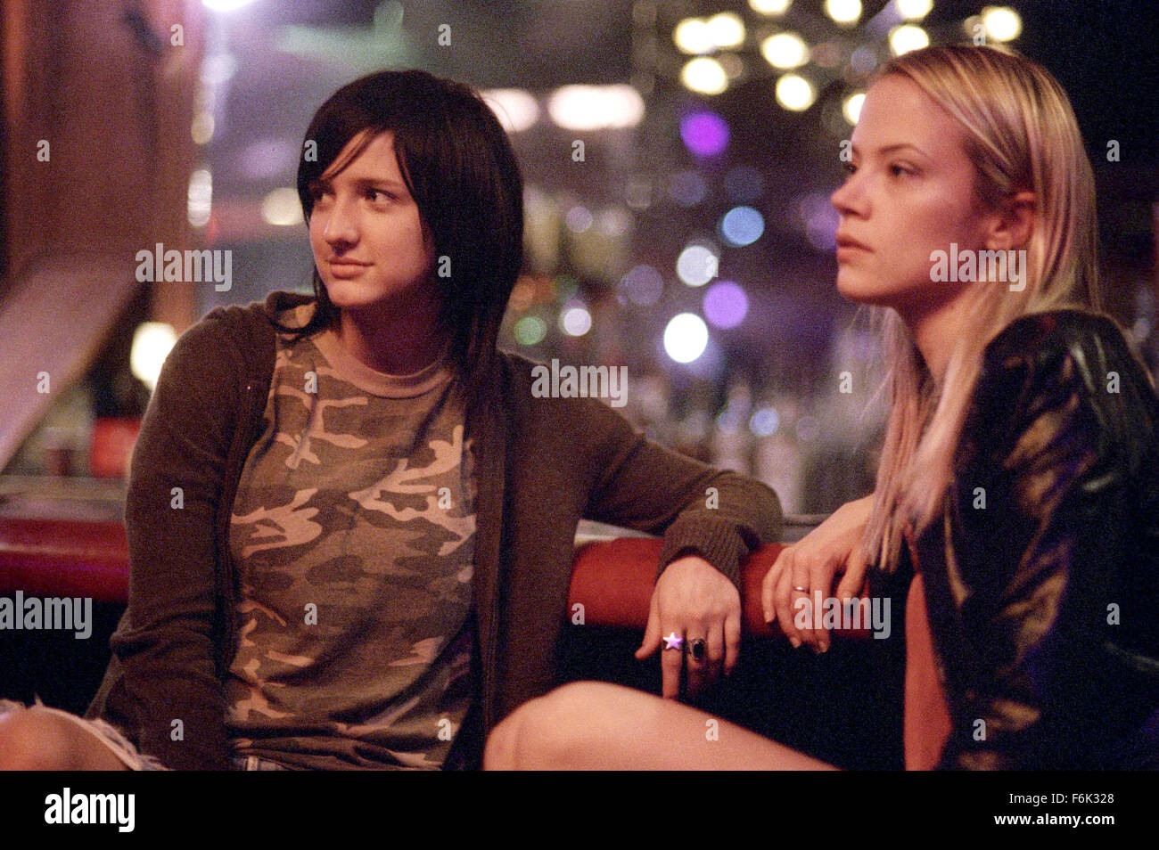 RELEASE DATE: August 26, 2005. MOVIE TITLE: Undiscovered. STUDIO: Intermedia Films. PLOT: A group of aspiring entertainers try to establish careers for themselves in the city of Los Angeles. PICTURED: ASHLEE SIMPSON stars as Clea and PELL JAMES as Brier. Stock Photo