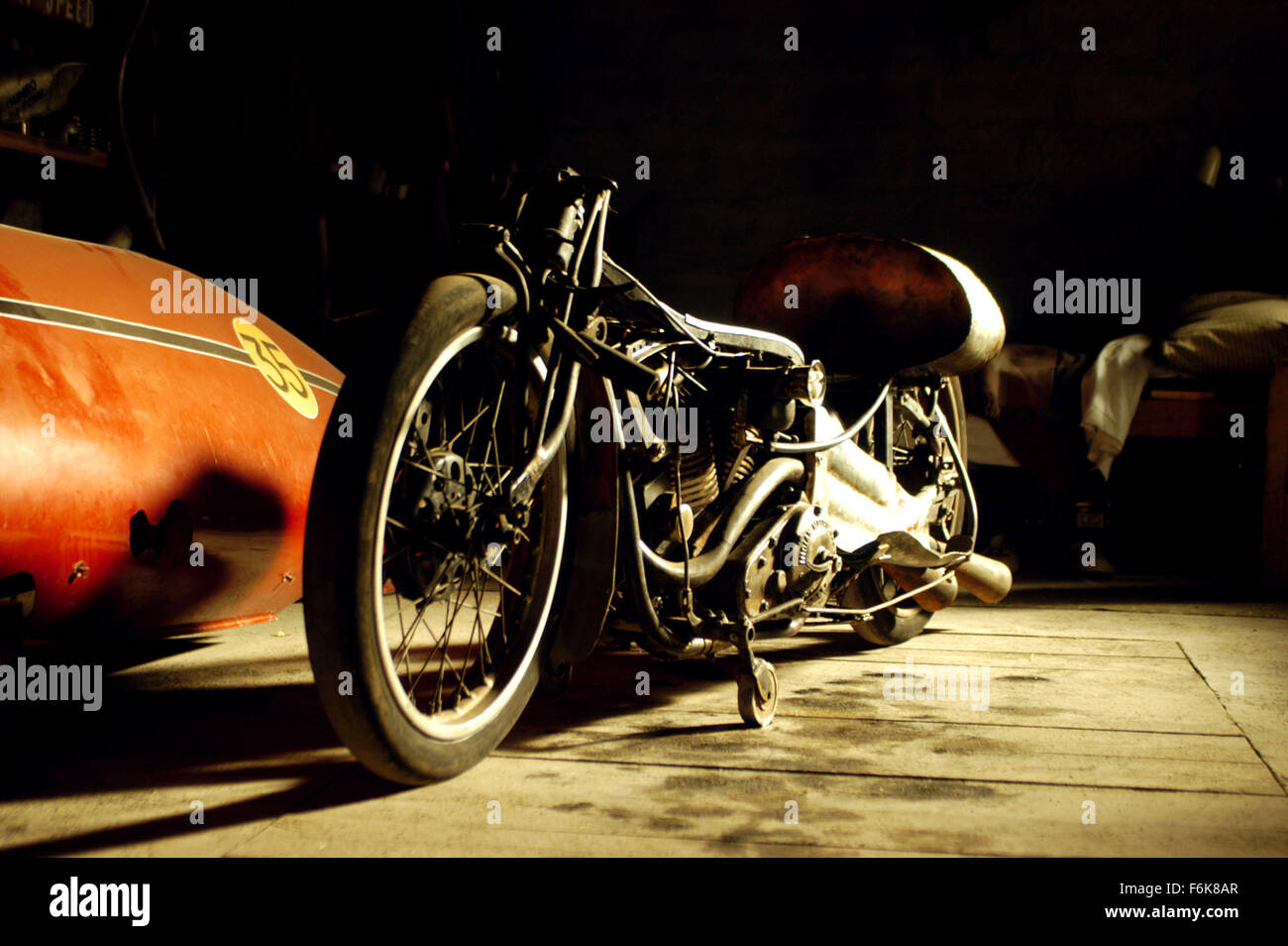 thumbnail image 2 of The World's Fastest Indian Metal Sign - Burt Munro Bonneville Salt Flats Speed Week - Vintage Sign Designs 2 of 4
