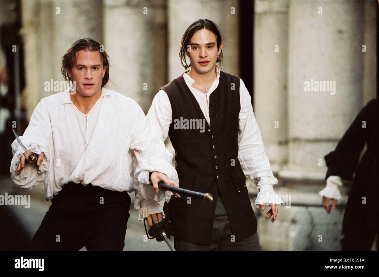 RELEASED: Sep 3, 2005 - Original Film Title: Casanova. PICTURED: HEATH LEDGER stars as Lord Jacomo Casanova and CHARLIE COX as Giovanni Bruni. Stock Photo