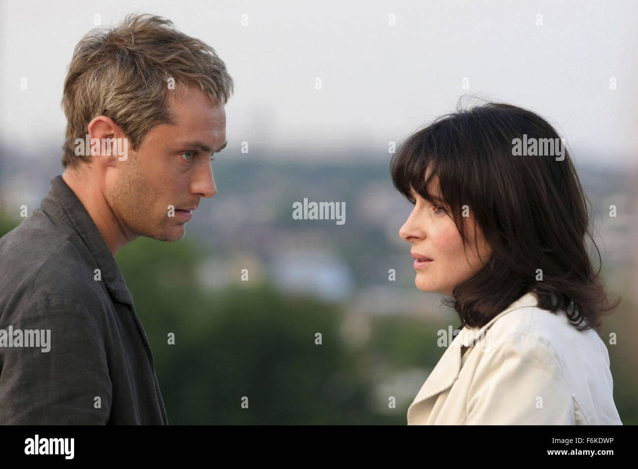 Oct 16, 2006; Los Angeles, CA, USA; RELEASE DATE: January, 2007. STUDIO: Miramax Films. PLOT: A Landscape Architect's dealings with a young thief cause him to re-evaluate his life. PICTURED: JUDE LAW as Will and JULIETTE BINOCHE as Amira. Mandatory Credit: Photo by Laurie Sparham/The Weinstein Company. ( Stock Photo
