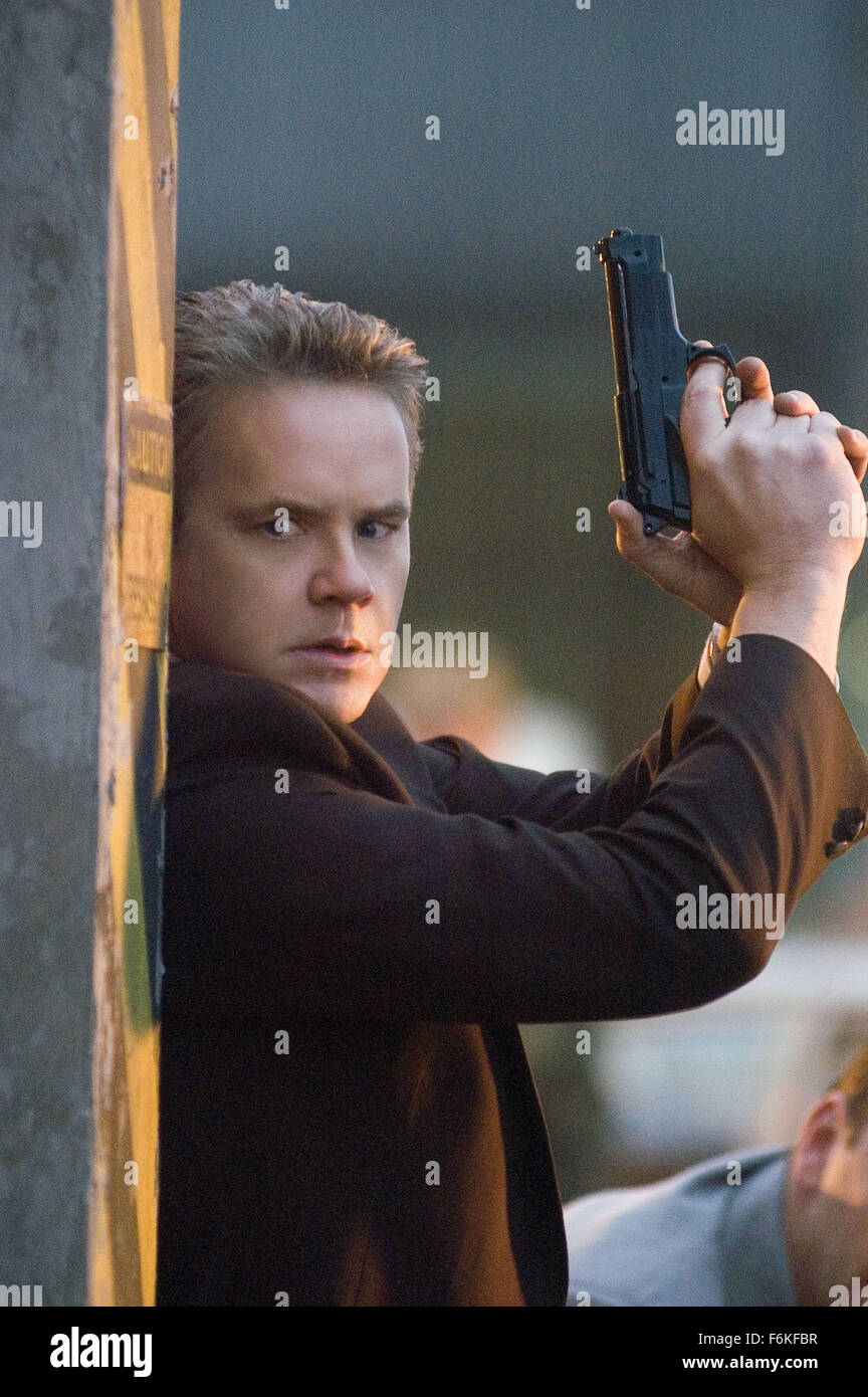 RELEASE DATE: October 27, 2006. MOVIE TITLE: Catch a Fire. STUDIO: Focus Features. PLOT: A drama about terrorism in Apartheid-era South Africa, revolving around a policeman (Robbins) and a young man (Luke) who carries out solo attacks against the regime. PICTURED: TIM ROBBINS as Nic Vos. Stock Photo