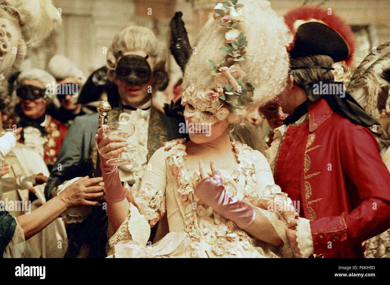 RELEASE DATE: October 20, 2006. MOVIE TITLE: Marie Antoinette. STUDIO: Columbia Pictures. PLOT: The retelling of France's iconic but ill-fated queen, Marie Antoinette. From her betrothal and marriage to Louis XVI at 15 to her reign as queen at 19 and to her beheading in 1793 at the age of 38. PICTURED: KIRSTEN DUNST as Marie Antoinette. Stock Photo