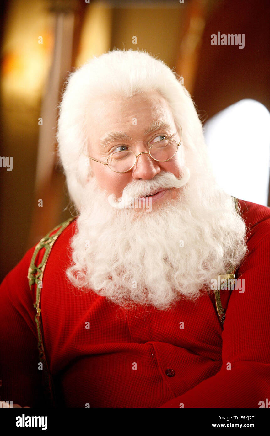 RELEASE DATE: November 3, 2006. MOVIE TITLE: Santa Clause 3: The Escape Clause. STUDIO: Walt Disney Pictures. PLOT: Santa (Allen), aka Scott Calvin, is faced with double-duty: how to keep his new family happy, and how to stop Jack Frost from taking over Christmas. PICTURED: TIM ALLEN as Santa / Scott Calvin. Stock Photo