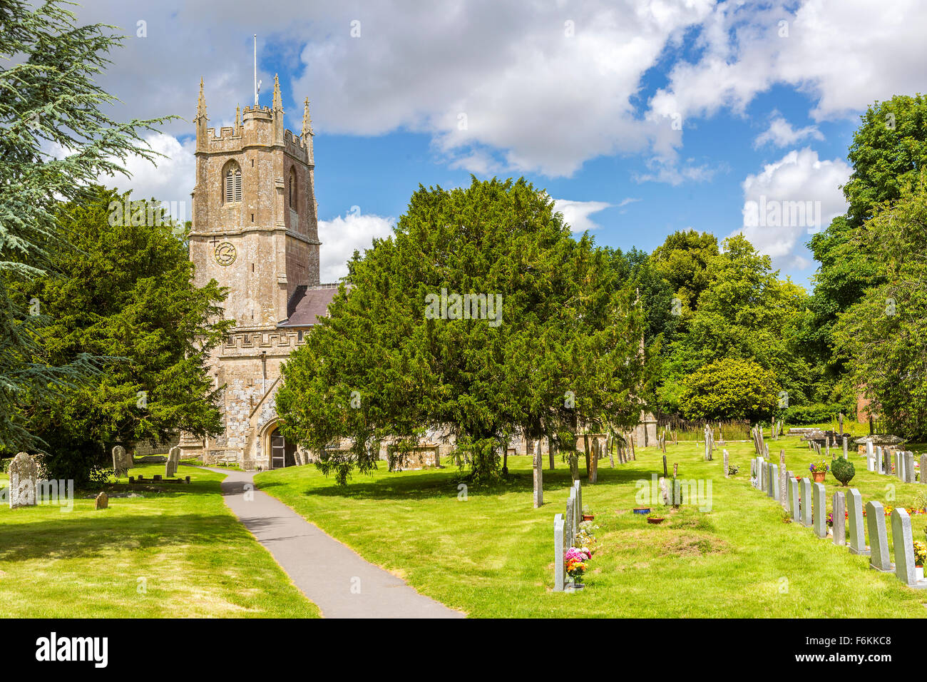 St. James Church, Avebury, Wiltshire, England, United Kingdom, Europe. Stock Photo