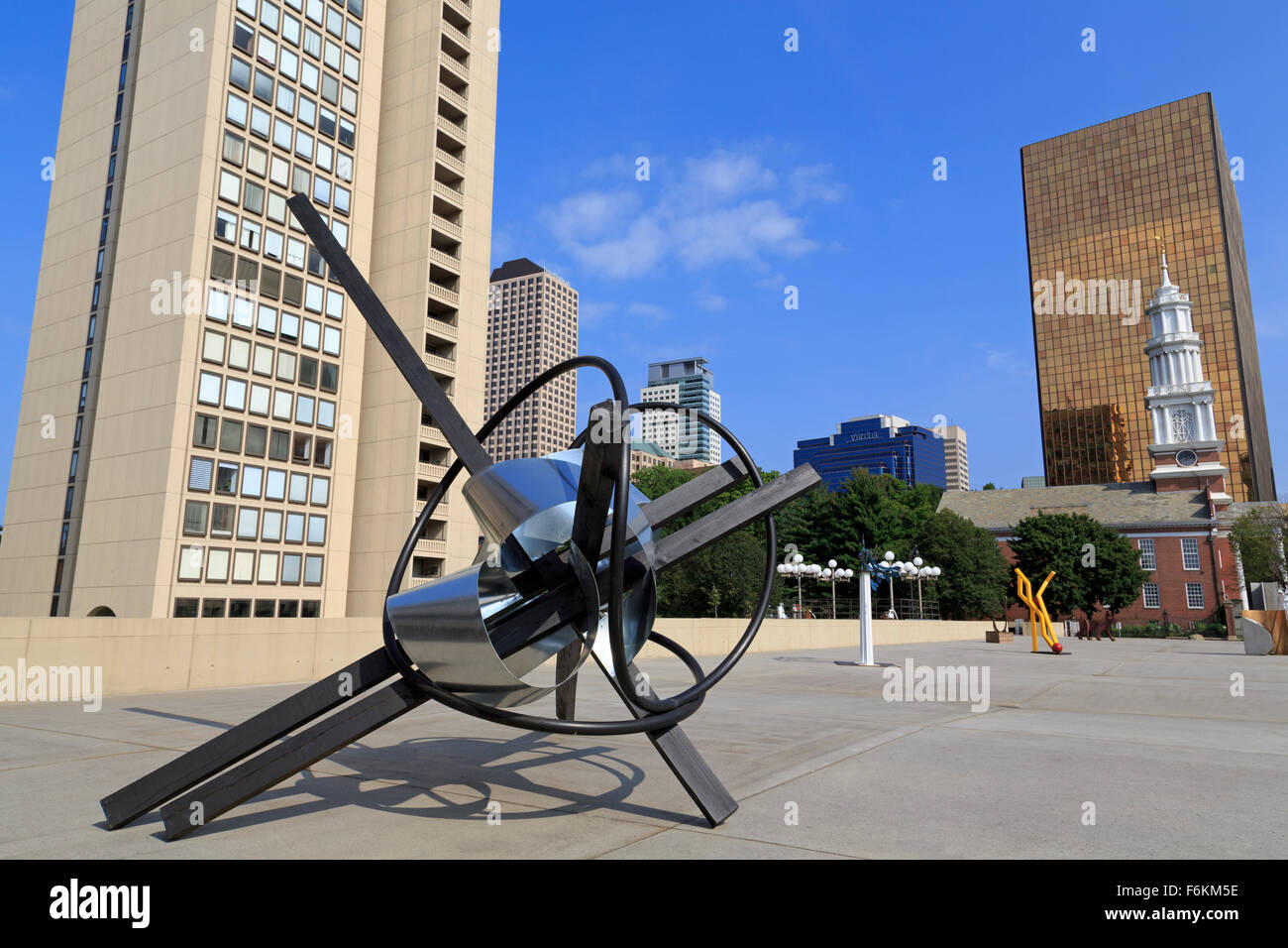 Bushnell Sculpture Garden, Hartford, Connecticut, USA Stock Photo Alamy