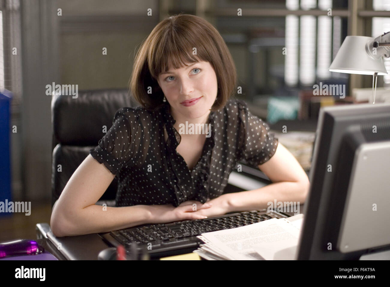 RELEASE DATE: May 4, 2007. MOVIE TITLE: Spider-Man 3 - STUDIO: Columbia Pictures/Sony Pictures Entertainment. PLOT: A strange black entity from another world bonds with Peter Parker and causes inner turmoil as he contends with new villains, temptations, and revenge. PICTURED: ELIZABETH BANKS as Betty Brant. Stock Photo