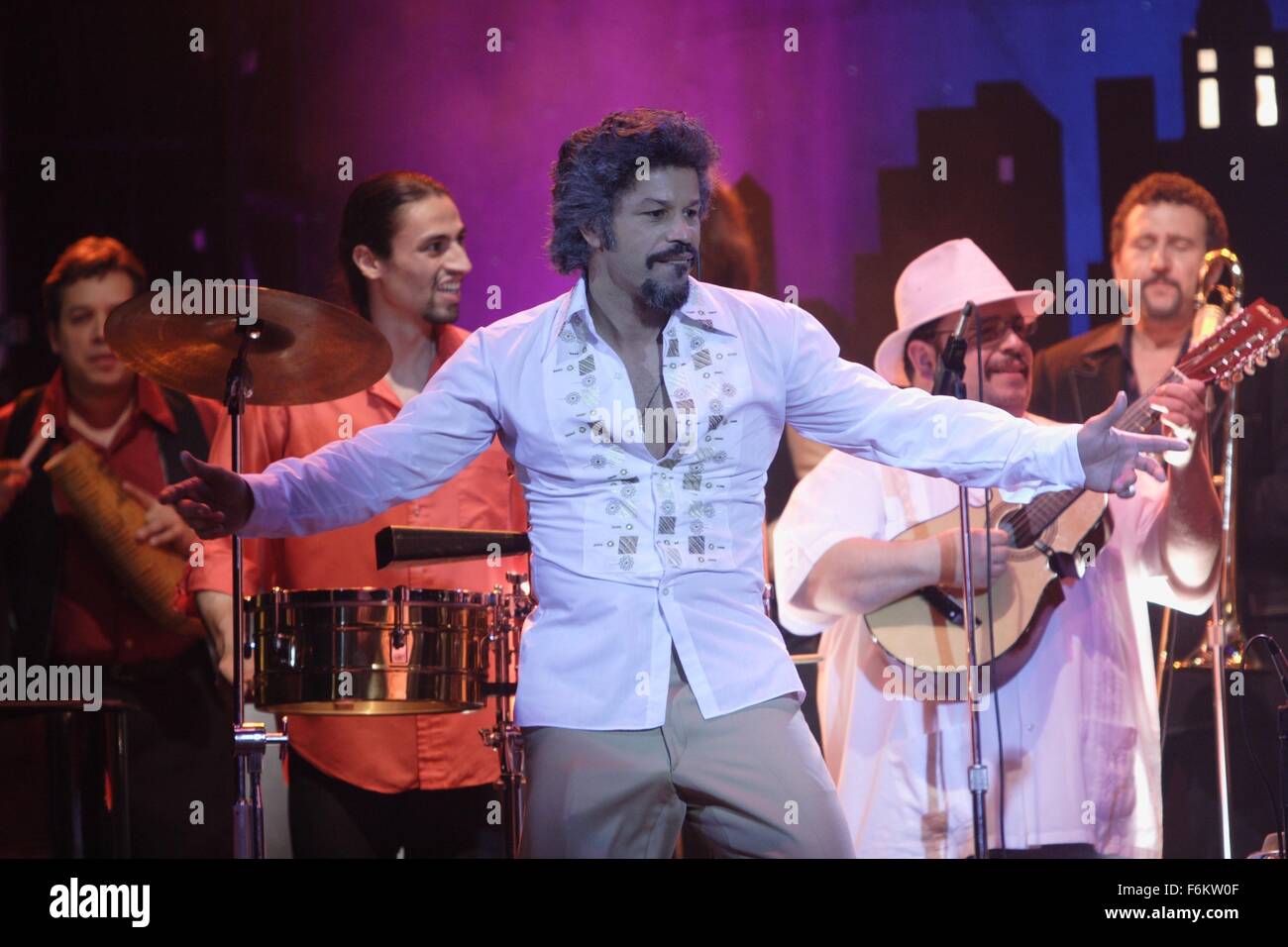 RELEASE DATE: 3 August 2007. TITLE: El cantante. STUDIO: Nuyorican Productions. PLOT: The life story of Hector Lavoe who started the salsa movement in 1975 and brought it to the United States. PICTURED: JOHN ORTIZ as Willie Colon. Stock Photo