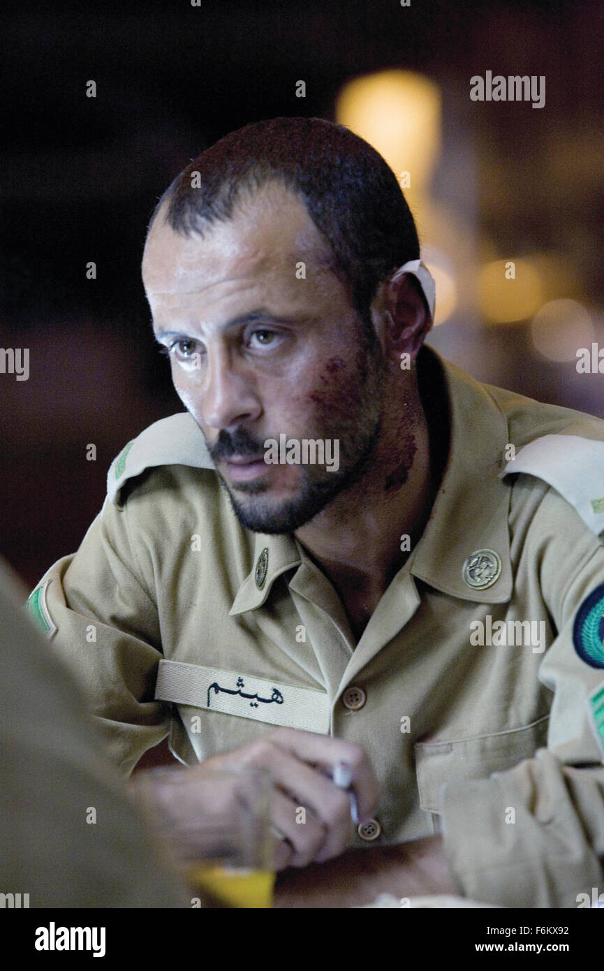 RELEASE DATE: September 28, 2007. MOVIE TITLE: The Kingdom - STUDIO: Universal Pictures. PLOT: A team of U.S. government agents is sent to investigate the bombing of an American facility in the Middle East. PICTURED: ALI SULIMAN as Saudi Sergeant Haytham. Stock Photo