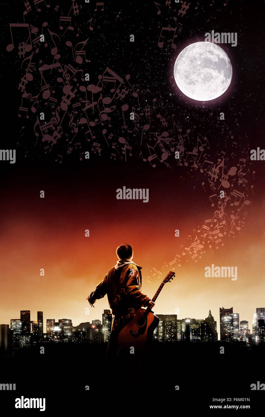 RELEASE DATE: Oct 21, 2007. MOVIE TITLE: August Rush. STUDIO: CJ Entertainment. PLOT: The story of a charismatic young Irish guitarist and a sheltered young cellist who have a chance encounter one magical night above New York's Washington Square, but are soon torn apart, leaving in their wake an infant, August Rush, orphaned by circumstance. Now performing on the streets of New York and cared for by a mysterious stranger, August uses his remarkable musical talent to seek the parents from whom he was separated at birth. PICTURED: Movie Art. Stock Photo