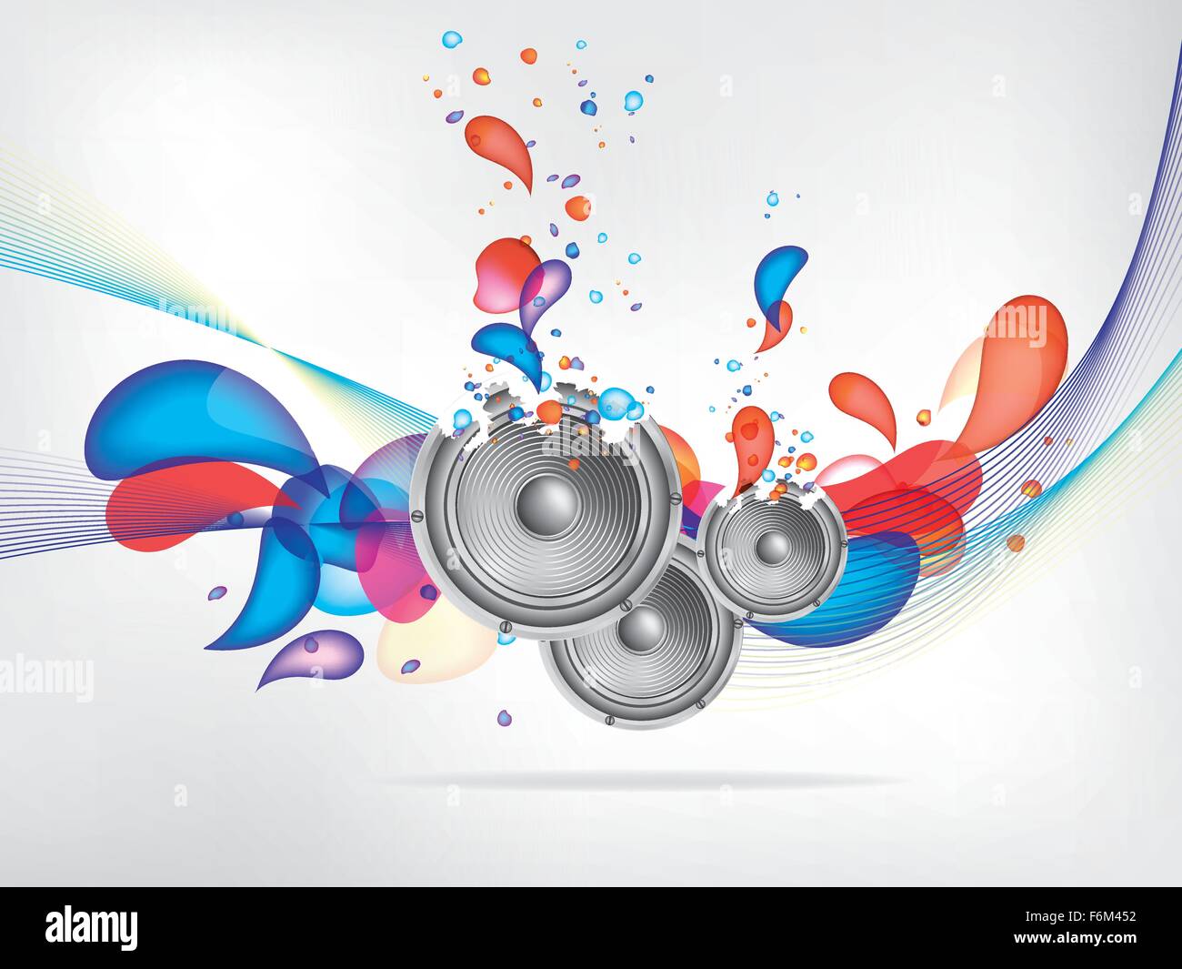 Music abstract background. Abstract vector illustration with background ...