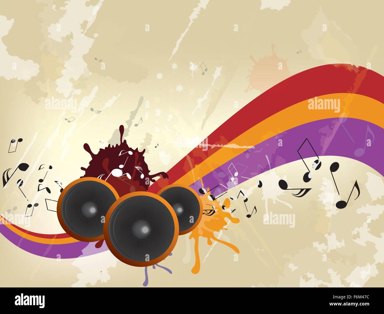 Abstract urban music background with grunge elements Stock Vector Image