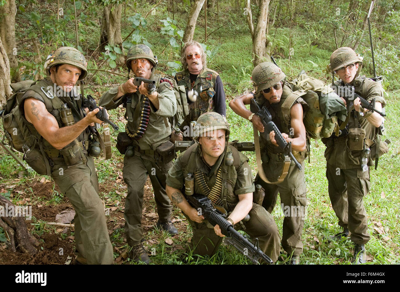Tropic Thunder Robert Downey Jr High Resolution Stock Photography and