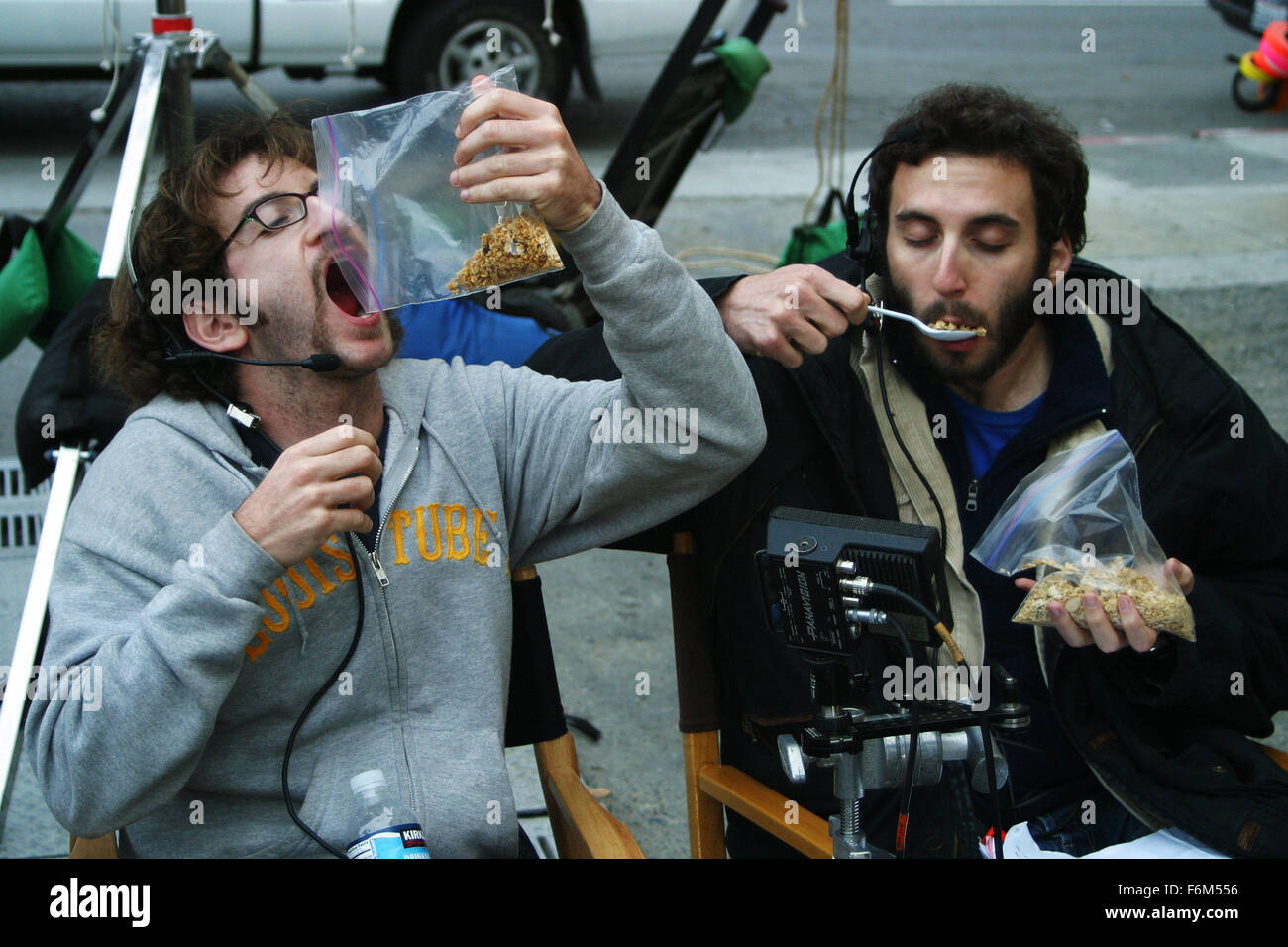 RELEASE DATE: March 7, 2008. MOVIE TITLE: Humboldt County. STUDIO: Embark Productions. PLOT: A disillusioned medical student is stranded for a summer in a remote community of counterculture pot farmers, the last place in the world he imagined he would discover himself. PICTURED: DANNY JACOBS as Steve and DARREN GRODSKY as Bob. Stock Photo