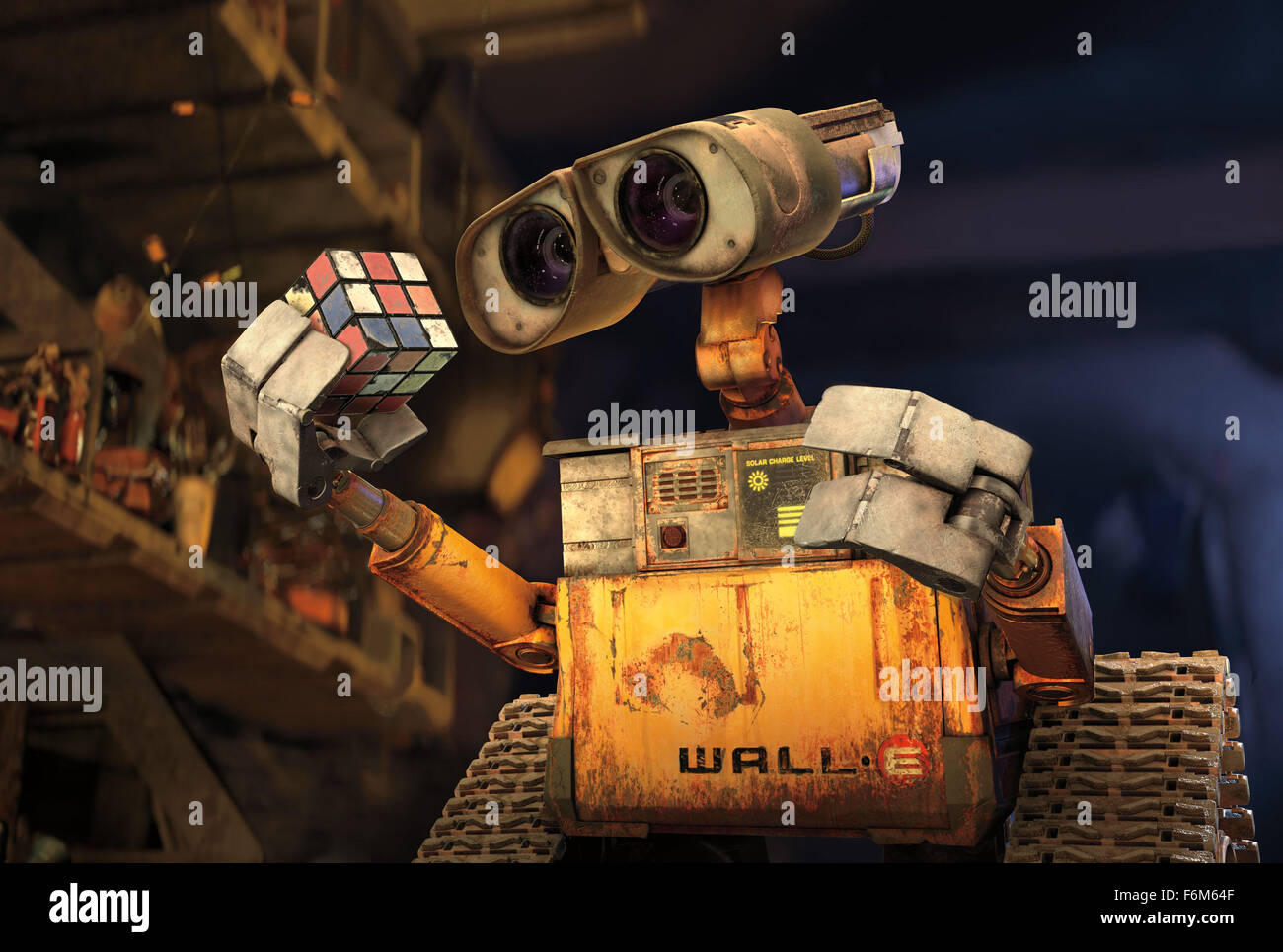RELEASE DATE: 27 June 2008. MOVIE TITLE: WALL-E. STUDIO: Pixar Animation  Studios. PLOT: In the distant future, a small waste collecting robot  inadvertently embarks on a space journey that will ultimately decide