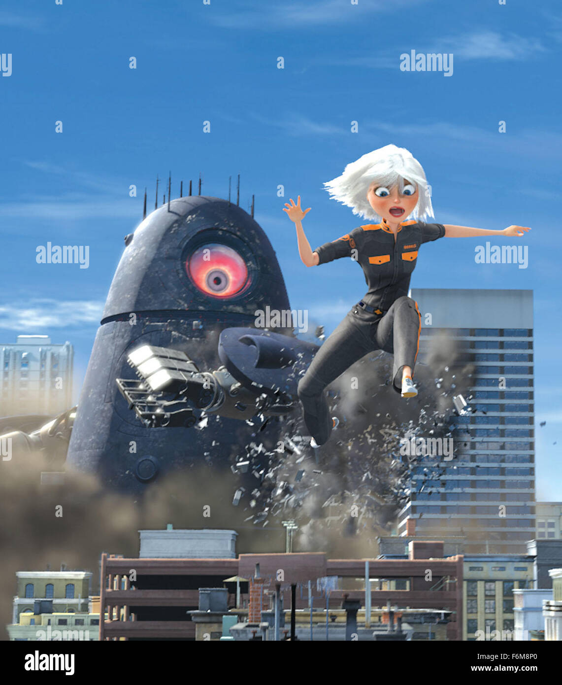 RELEASE DATE: 27 March 2009. MOVIE TITLE: Monsters vs. Aliens. STUDIO:  DreamWorks Animation. PLOT: When a meteorite from outer space hits a young  girl and turns her into a giant monster, she