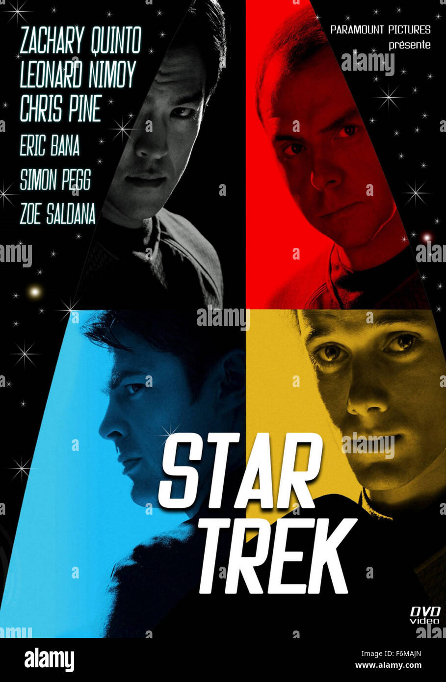 RELEASE DATE: May 8, 2009. MOVIE TITLE: Star Trek. STUDIO: Paramount Pictures. PLOT: A chronicle of the early days of James T. Kirk and his fellow USS Enterprise crew members. PICTURED: . Stock Photo