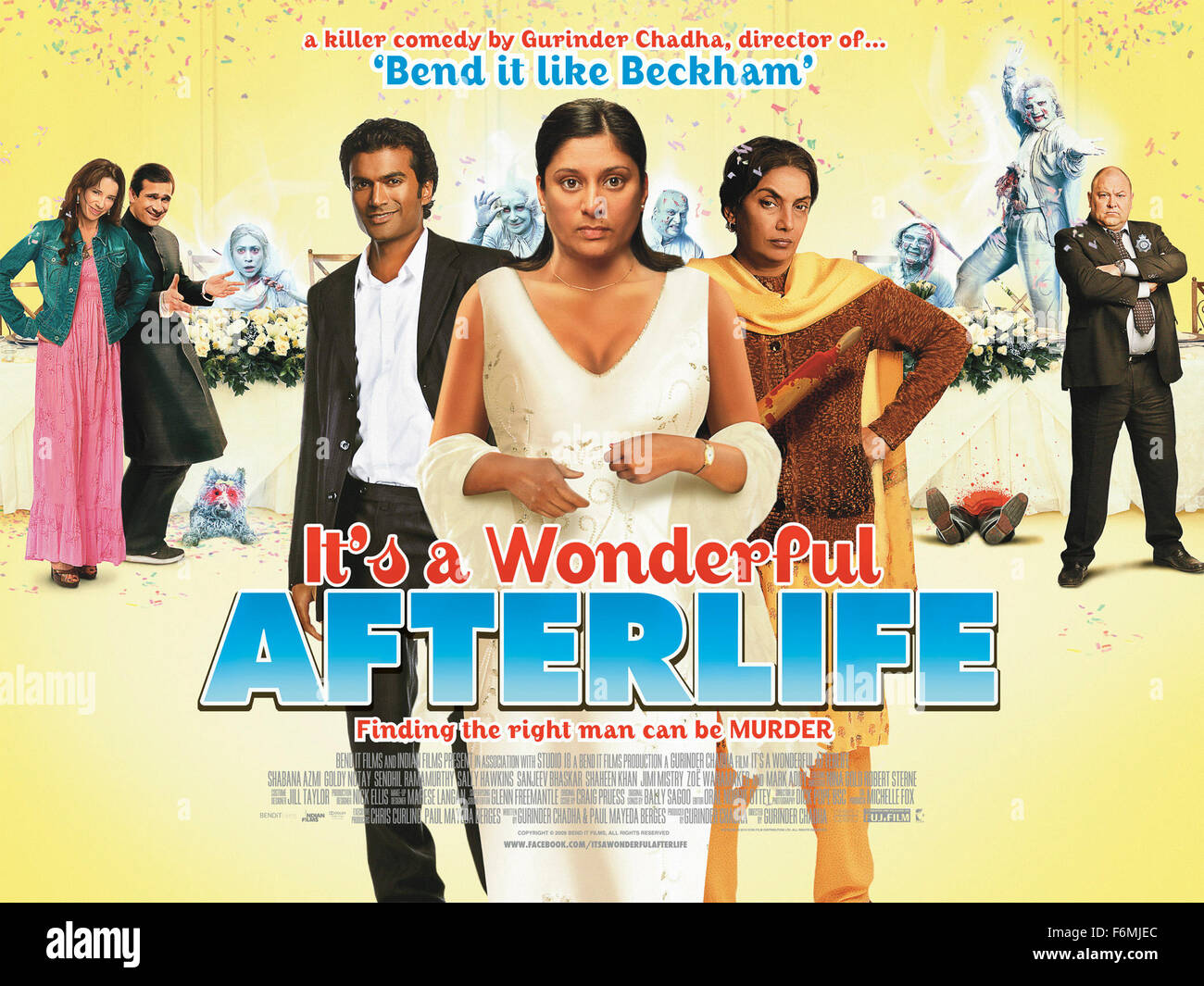 RELEASE DATE: January 26, 2010 MOVIE TITLE: It's a Wonderful Afterlife  STUDIO: Bend It Films DIRECTOR: Gurinder Chadha PLOT: A comedy centered on  an Indian mother who takes her obsession with marriage
