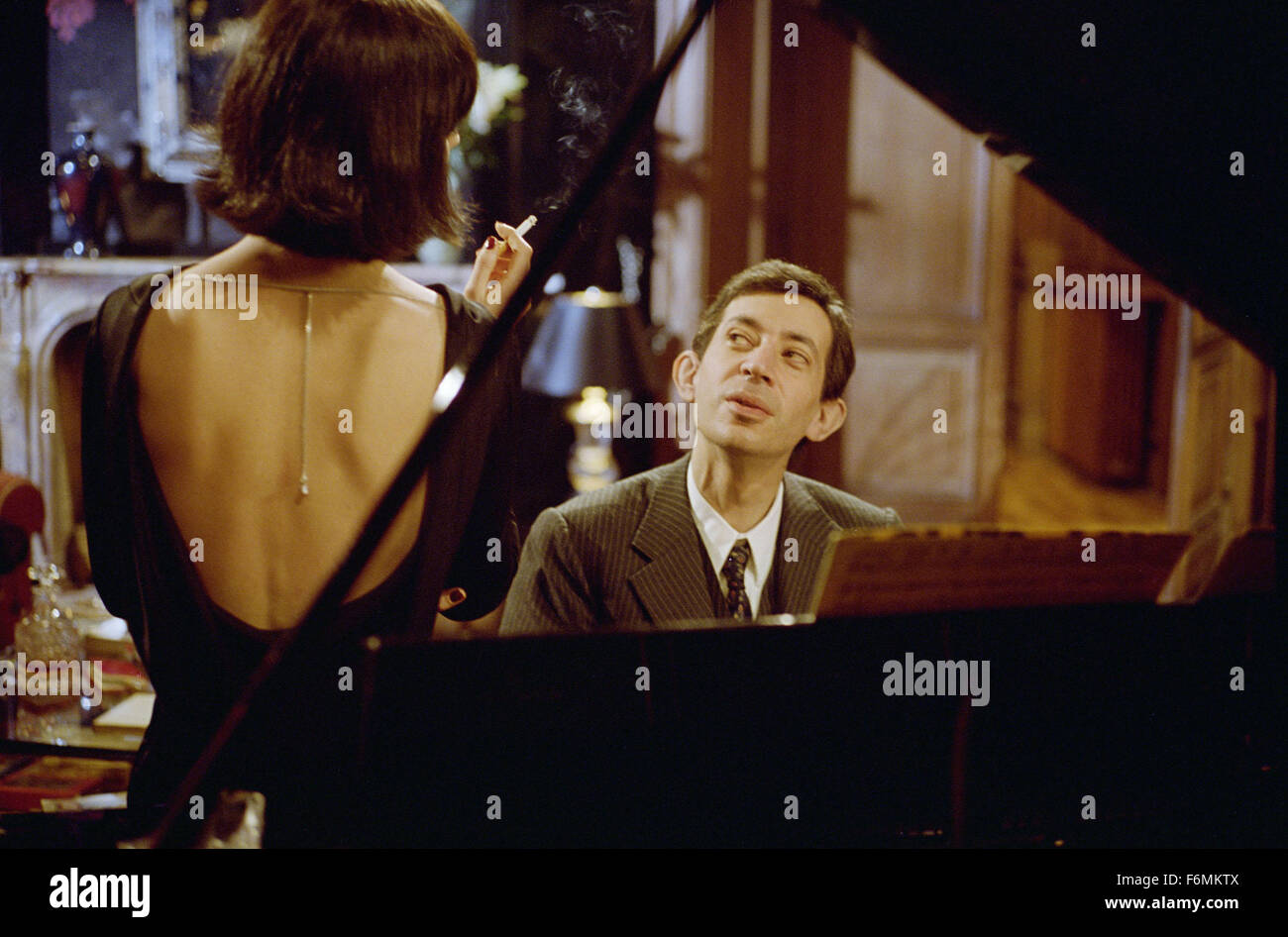 RELEASE DATE: March 18, 2010. MOVIE TITLE: Gainsbourg. STUDIO: One World Films. PLOT: A glimpse at the life of French singer Serge Gainsbourg, from growing up in 1940s Nazi-occupied Paris through his successful song-writing years in the 1960s to his death in 1991 at the age of 62. PICTURED: Eric Elmosnino as Serge Gainsbourg. Stock Photo
