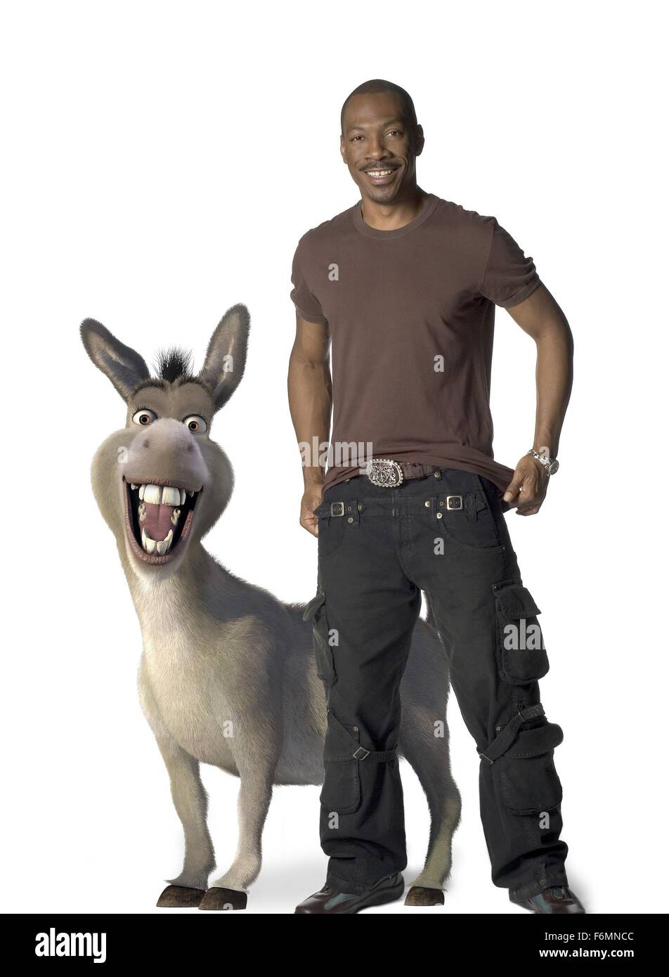 RELEASE DATE: May 21, 2010. MOVIE TITLE: Shrek Forever After. STUDIO: DreamWorks. PLOT: The further adventures of the giant green ogre, Shrek, living in the land of Far, Far Away. PICTURED: EDDIE MURPHY as Donkey. Stock Photo
