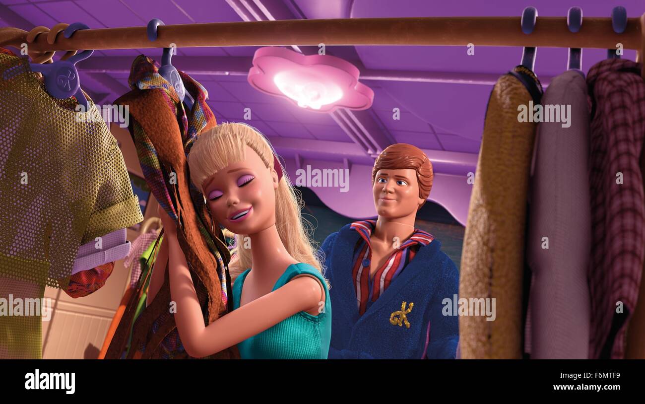 RELEASE DATE: June 18, 2010   MOVIE TITLE: Toy Story 3   STUDIO: Disney Pixar   DIRECTOR: Lee Unkrich   PLOT: Woody, Buzz, and the rest of their toy-box friends are dumped in a day-care center after their owner, Andy, departs for college   PICTURED: Barbie and Ken   (Credit Image: c Disney Pixar/Entertainment Pictures) Stock Photo