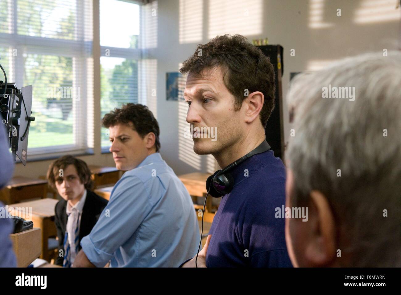 RELEASE DATE: 17 September 2010. TITLE: The Kid. STUDIO: Tin House Films. PLOT: About Kevin Lewis who grew up in poverty but survived to make a better life for himself and his family. PICTURED: IOAN GRUFFUDD as Colin Smith with Director NICK MORAN. Stock Photo