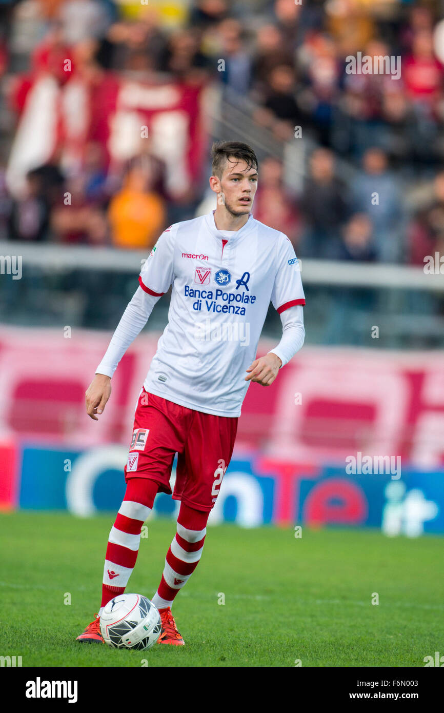 Livorno, Italy. 14th Nov, 2015. Andrej Modic (Vicenza) Football/Soccer :  Italian \, image size:866x1390
