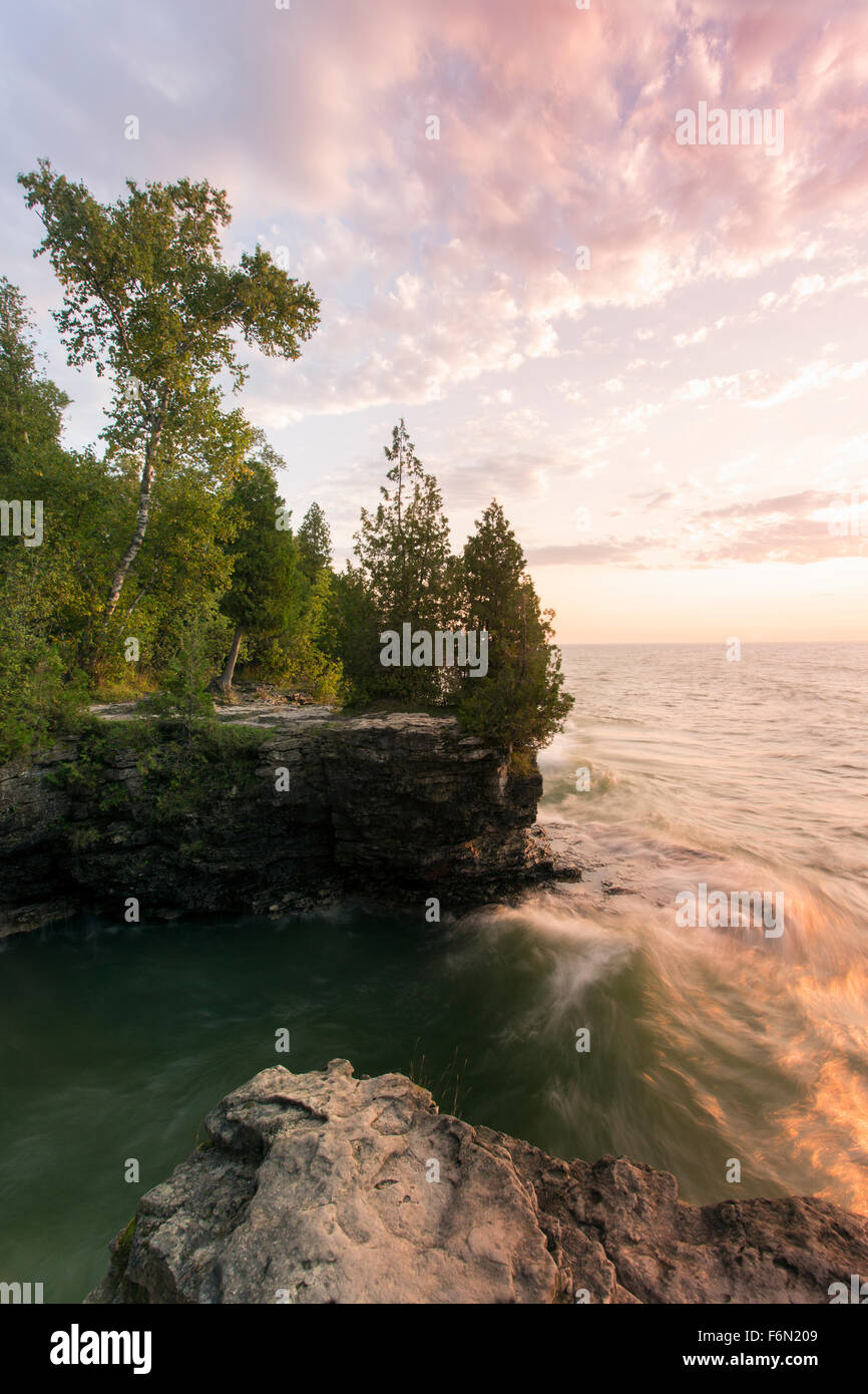 USA,Wisconsin,Door County, Newport State Park landscape Stock Photo Alamy