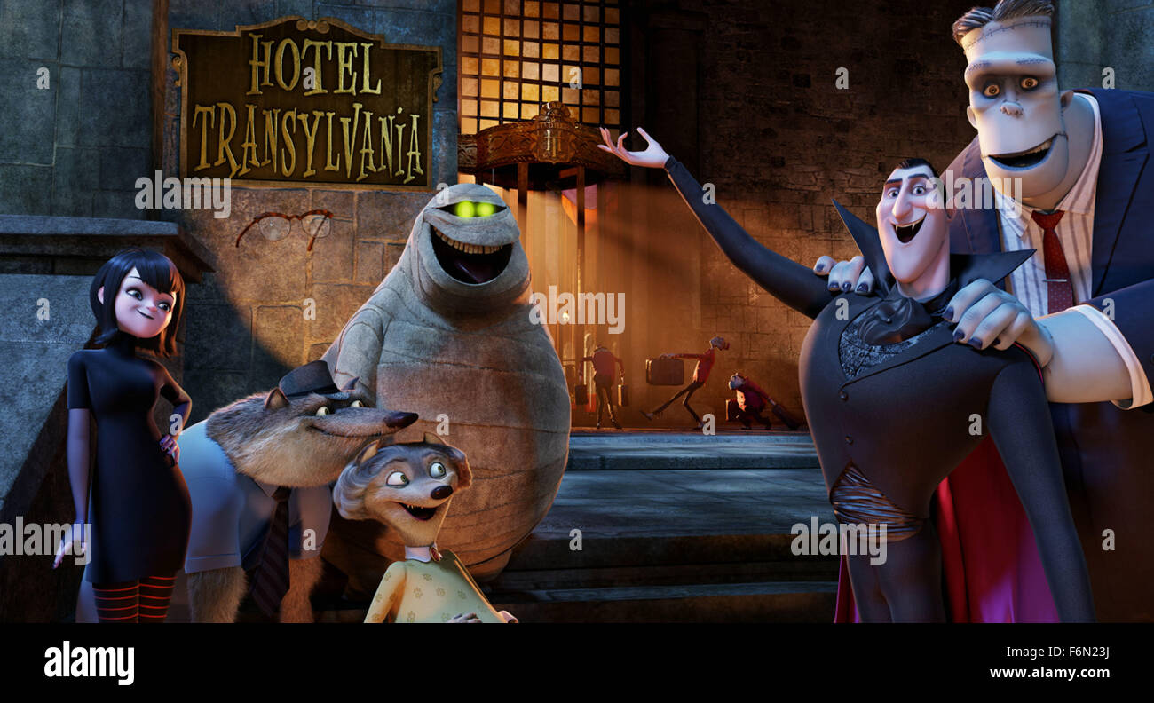 RELEASE DATE: September 21, 2012 MOVIE TITLE: Hotel Transylvania STUDIO:  Sony Pictures Animation DIRECTOR: Genndy Tartakovsky PLOT: Dracula, who  operates a high-end resort away from the human world, goes into  overprotective mode