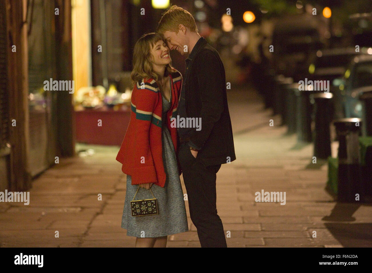 RELEASE DATE: November 8, 2013 TITLE: About Time STUDIO: Universal Pictures DIRECTOR: Richard Curtis PLOT: At the age of 21, Tim discovers he can travel in time and change what happens and has happened in his own life. His decision to make his world a better place by getting a girlfriend turns out not to be as easy as you might think PICTURED: RACHEL MCADAMS as Mary and DOMHNALL GLEESON as Tim (Credit: c Universal Pictures/Entertainment Pictures) Stock Photo