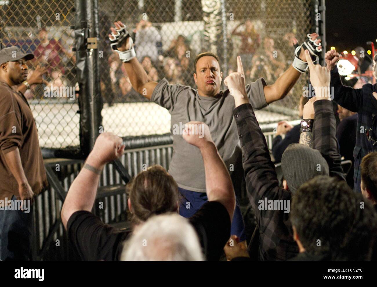RELEASE DATE: October 12, 2012 MOVIE TITLE: Here Comes The Boom  STUDIO: Columbia Pictures DIRECTOR: Frank Coraci PLOT: A high school biology teacher looks to become a successful mixed-martial arts fighter in an effort to raise money to prevent extra-curricular activities from being axed at his cash-strapped school PICTURED: KEVIN JAMES as Scott (Credit: c Columbia Pictures/Entertainment Pictures) Stock Photo