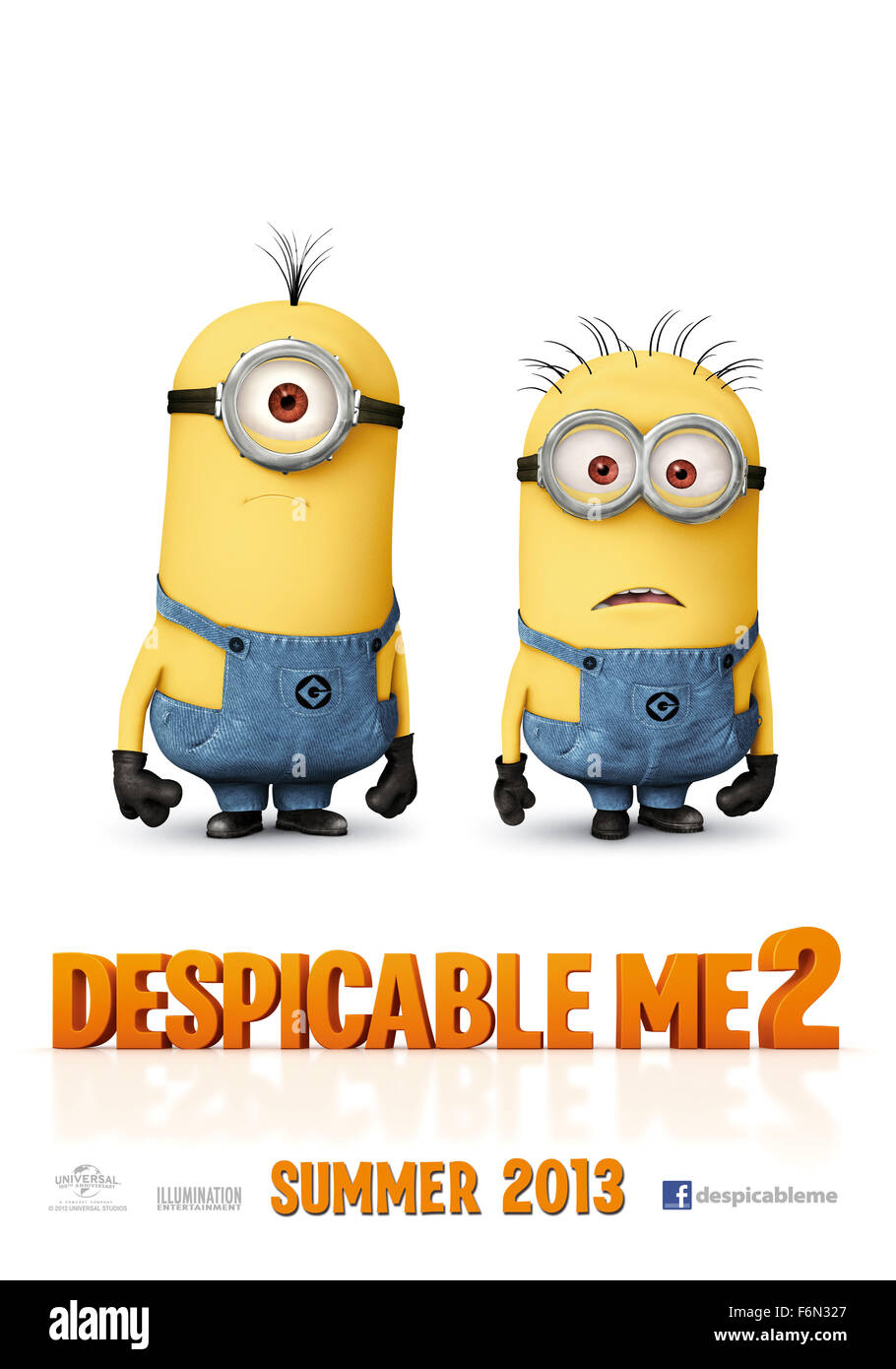 RELEASE DATE: July 3, 2013 TITLE: Despicable Me 2 STUDIO: Universal Pictures DIRECTOR: Pierre Coffin, Chris Renaud PLOT: Gru is recruited by the Anti-Villain League to help deal with a powerful new super criminal PICTURED: Steve Carellas Gru (voice), Ken Jeong as Floyd (voice), Kristen Wiig as Lucy Wilde (voice) (Credit: c Universal Pictures/Entertainment Pictures) Stock Photo