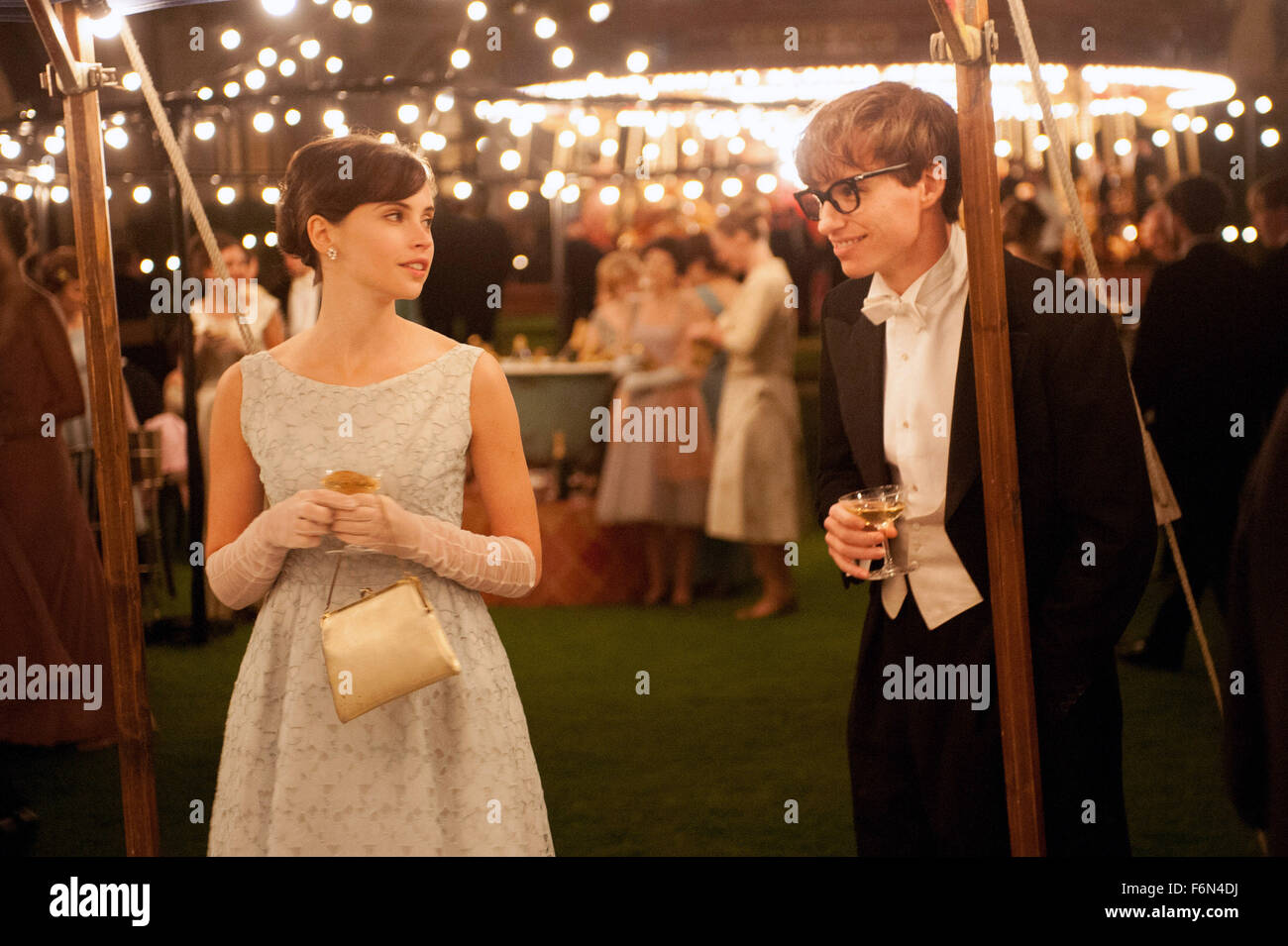 RELEASE DATE: November 7, 2014.TITLE: The Theory Of Everything.STUDIO: Focus Features.DIRECTOR: James Marsh.PLOT: A look at the relationship between the famous physicist Stephen Hawking and his wife.PICTURED: FELICITY JONES as Jane Wilde and EDDIE REDMAYNE  as Stephen Hawking.(Credit: Stock Photo