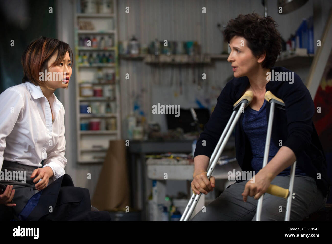 April 22, 2014 - Hollywood, USA - WORDS AND PICTURES (2013)..VALERIE TIAN..JULIETTE BINOCHE..FRED SCHEPISI (DIR)..  (Credit Image: c face to face/Entertainment Pictures) Stock Photo