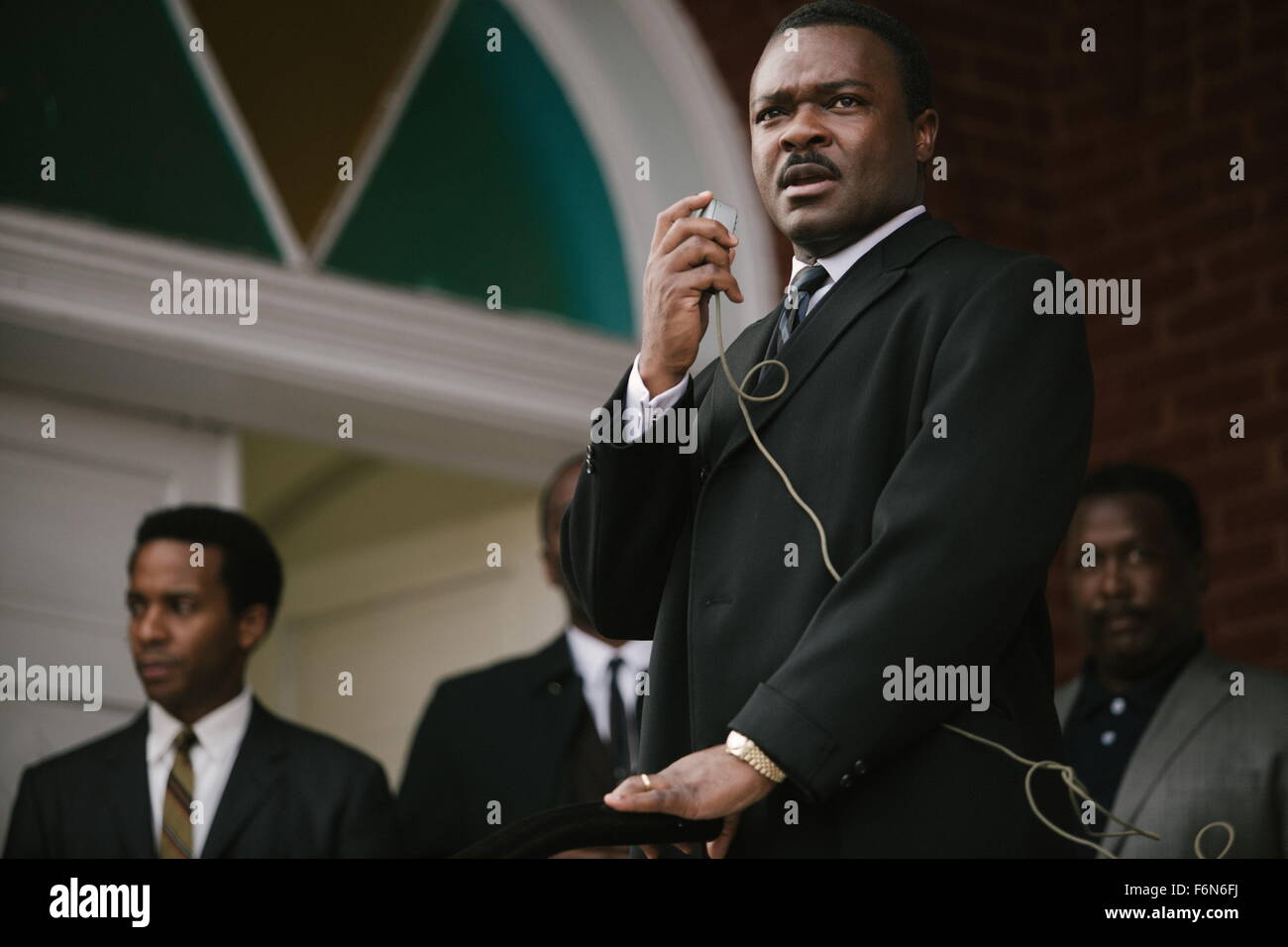 RELEASE DATE: January 9, 2015 TITLE: Selma STUDIO: Paramount Pictures DIRECTOR: Ava DuVernay PLOT: Martin Luther King and the civil rights marches of Selma, Alabama, that changed the United States for ever. PICTURED: DAVID OYEOWO as Martin Luther King Jr Stock Photo