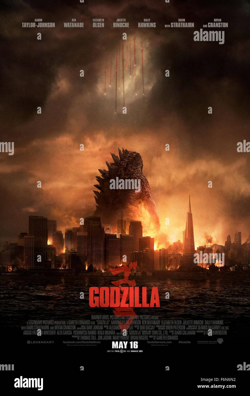 Godzilla movie poster hi-res stock photography and images - Alamy