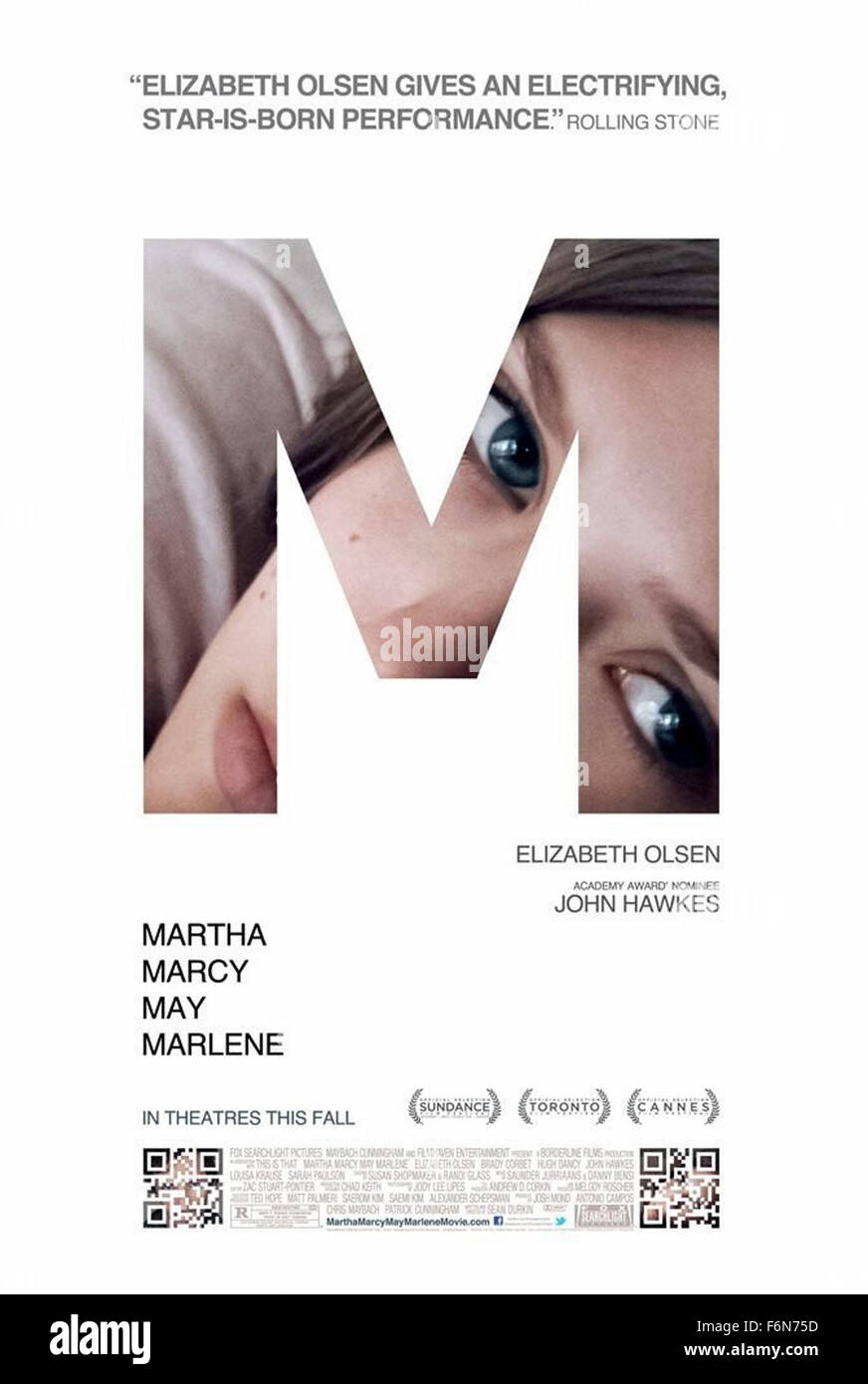 March 14, 2014 - Hollywood, USA - MARTHA MARCY MAY MARLENE (2011)..ELIZABETH OLSON..SEAN DURKIN (DIR)..MOVIESTORE COLLECTION LTD..  (Credit Image: c face to face/Entertainment Pictures) Stock Photo