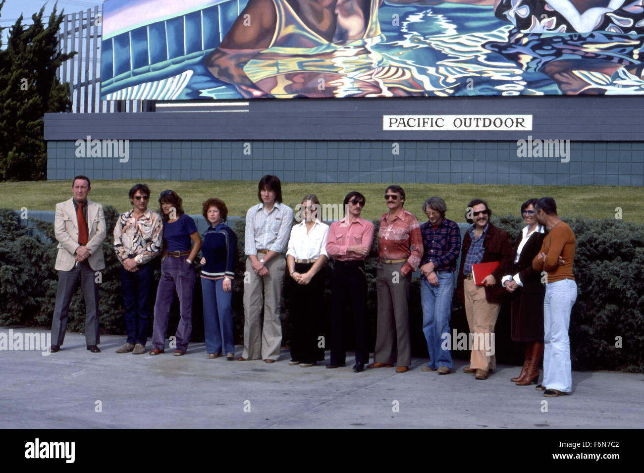 Artists involved in 1977 for Eyes and Ears project in Los Angeles Stock Photo