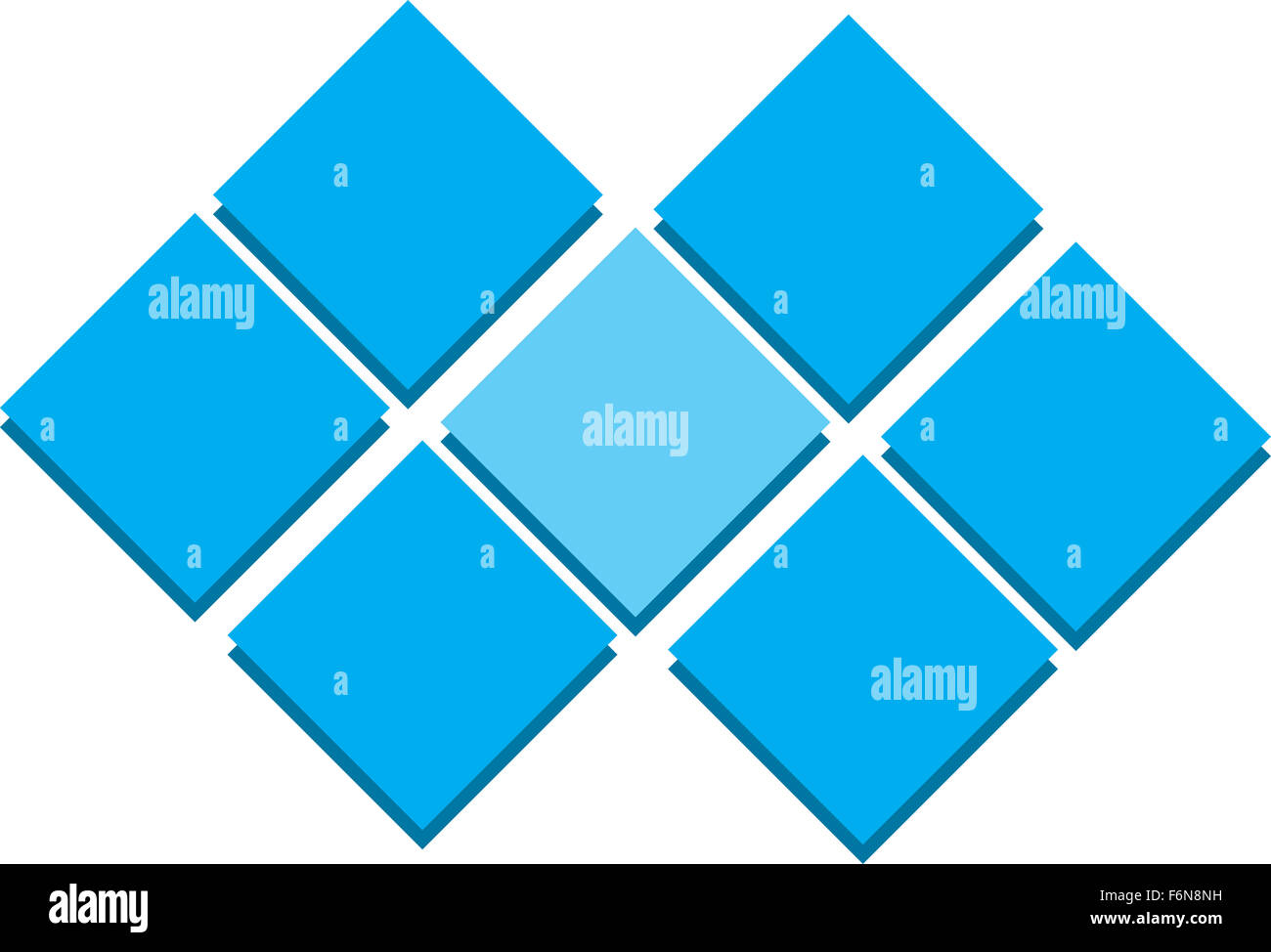 Blue diamond vector logo hi-res stock photography and images - Alamy
