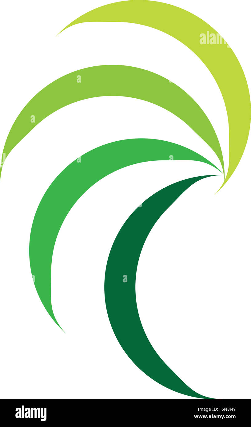 Green Corporate Logo Stock Photo