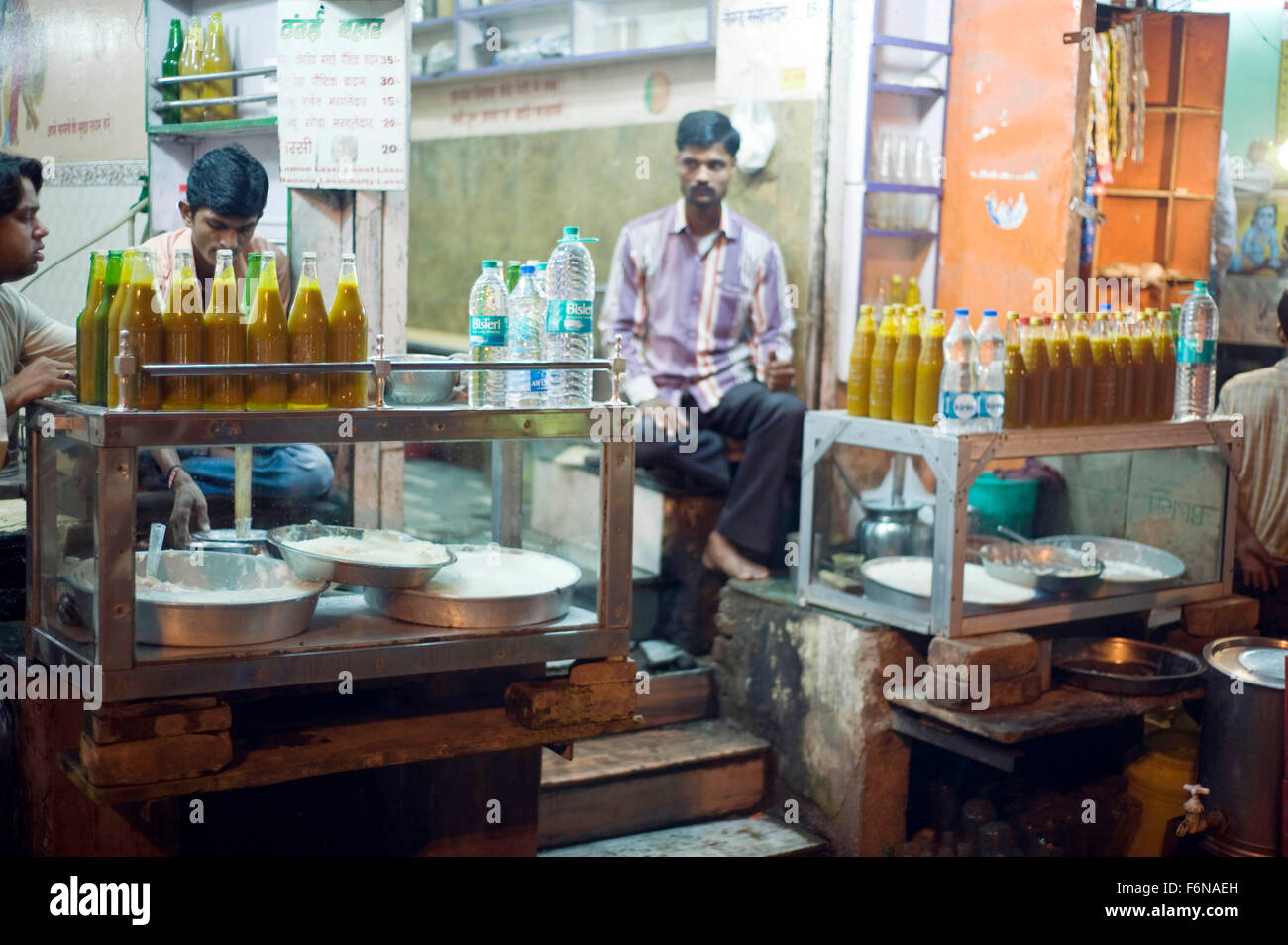 Badal thandai shop, varanasi, uttar pradesh, india, asia Stock Photo