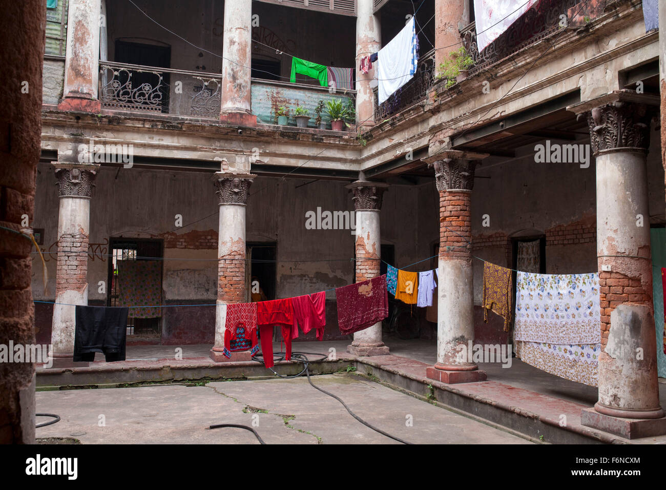 DHAKA, BANGLADESH 17th November View of old building Ruplal House in